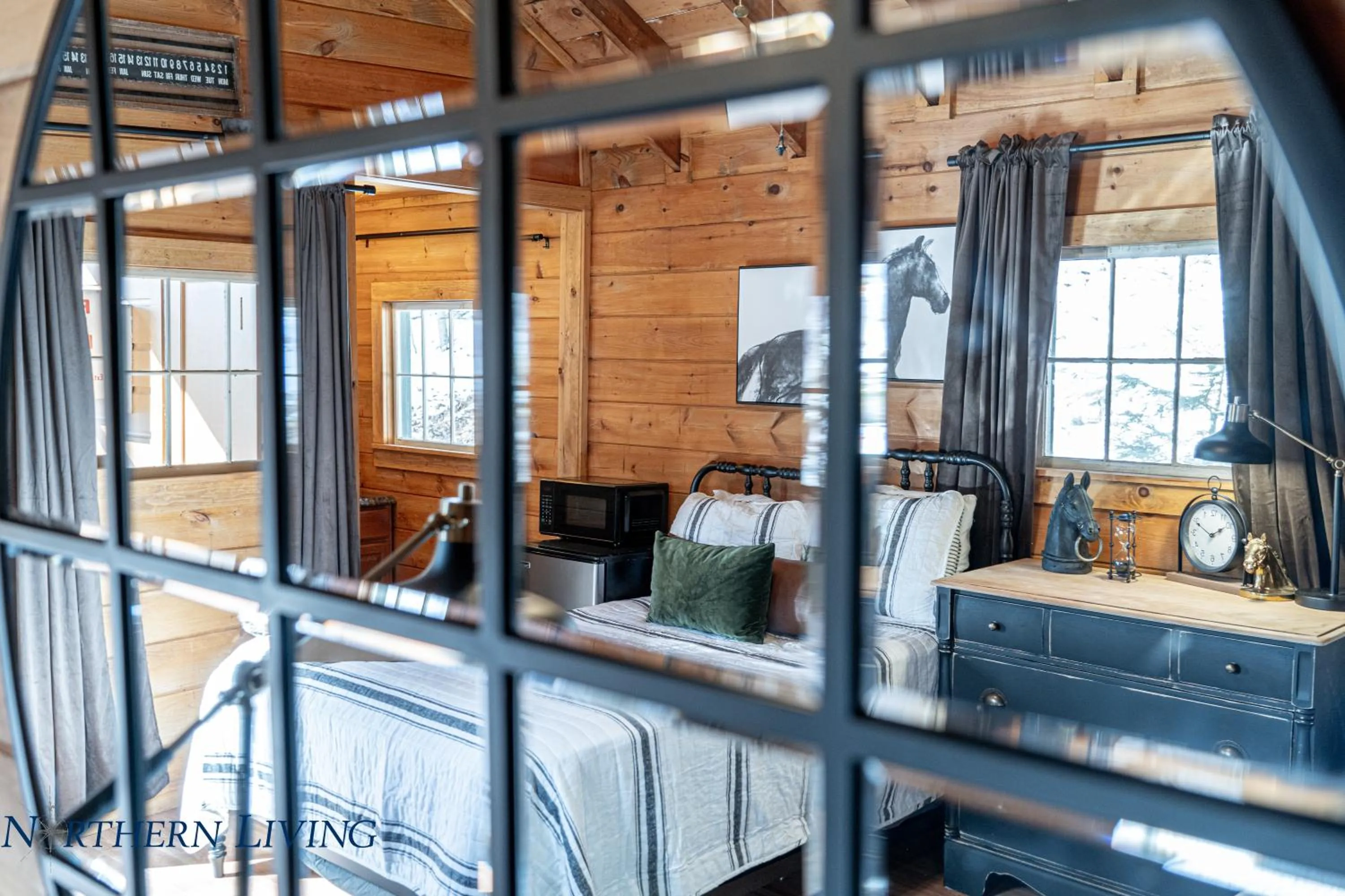 Bed in English Brook Cottages