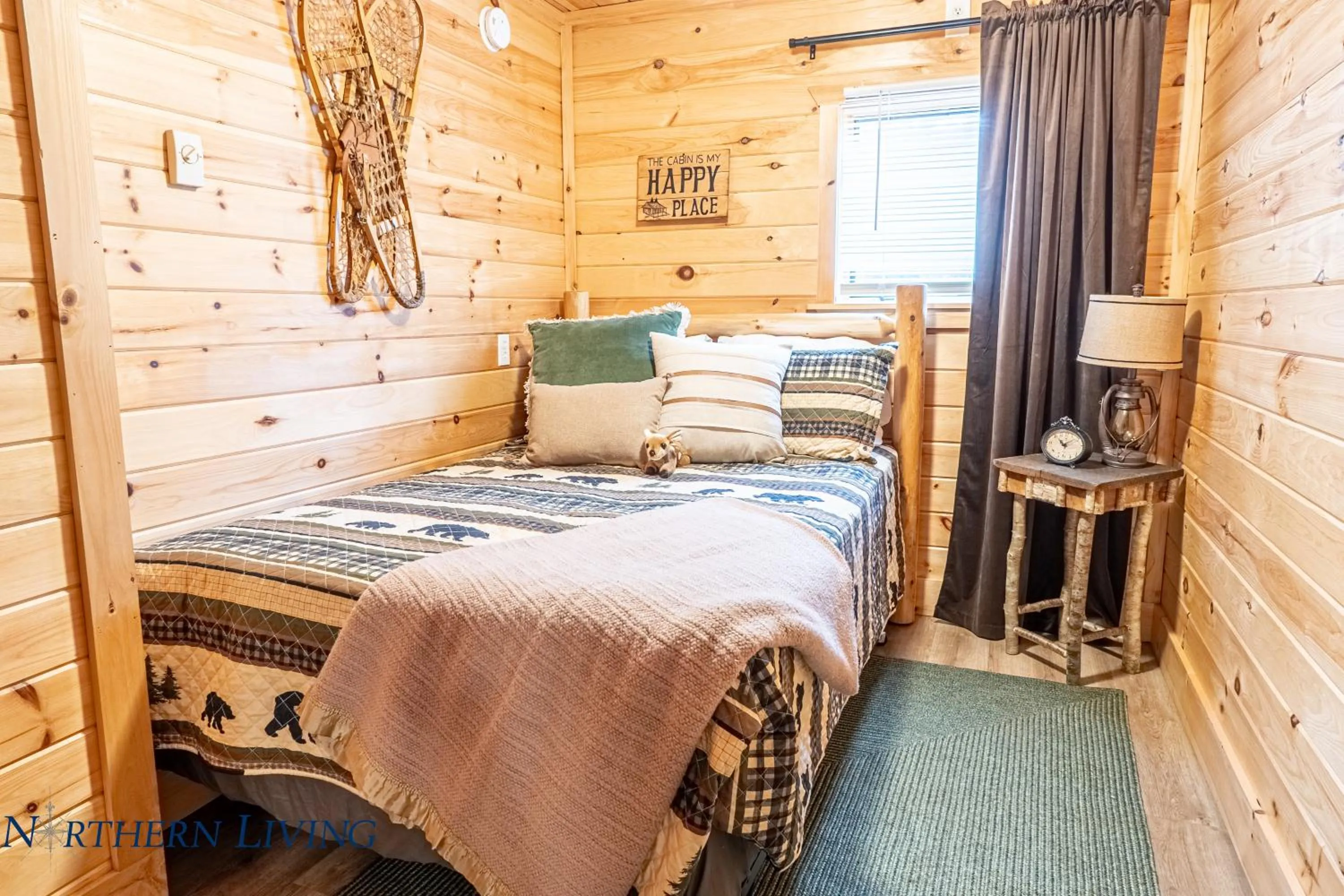 Bed in English Brook Cottages