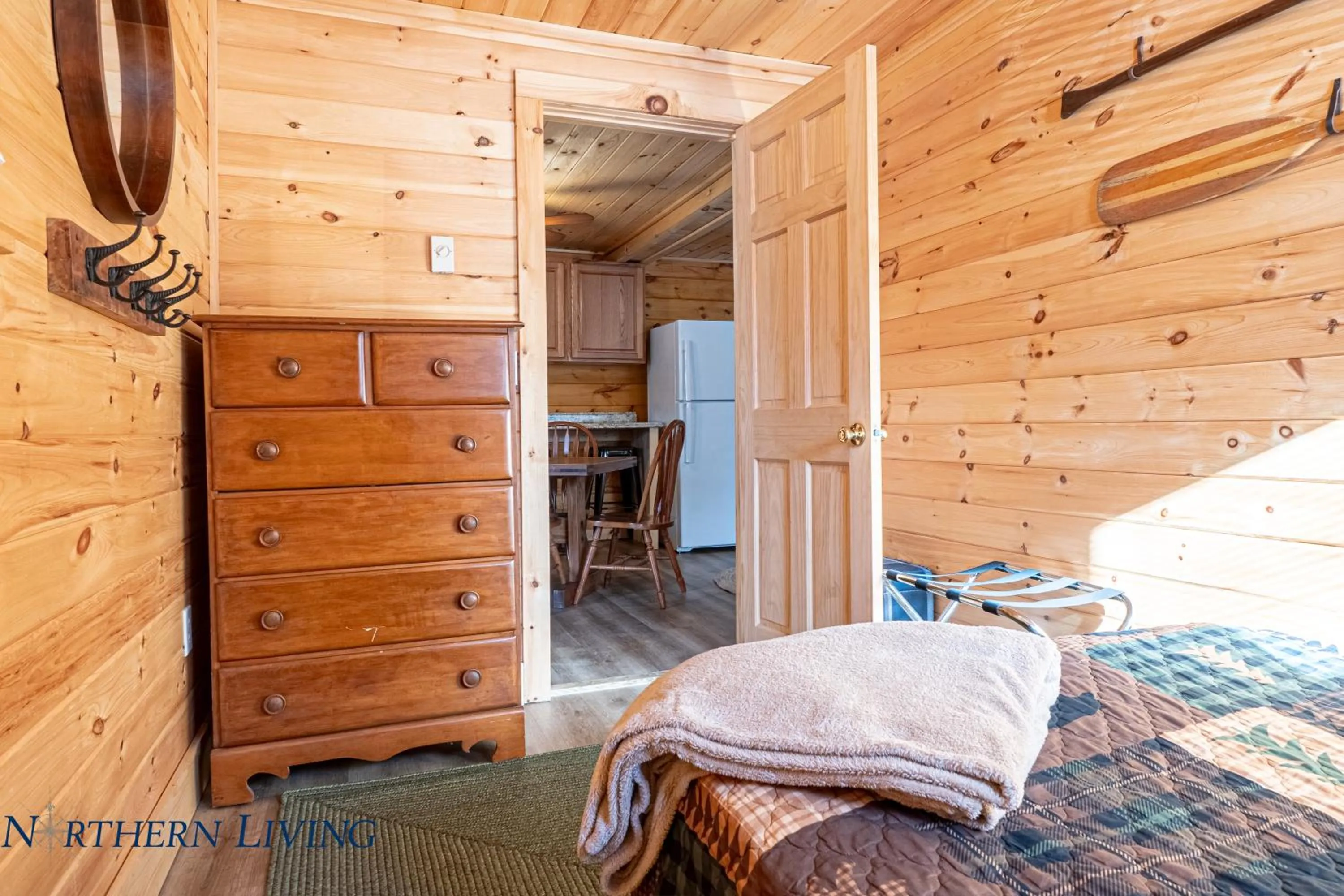 Bed in English Brook Cottages