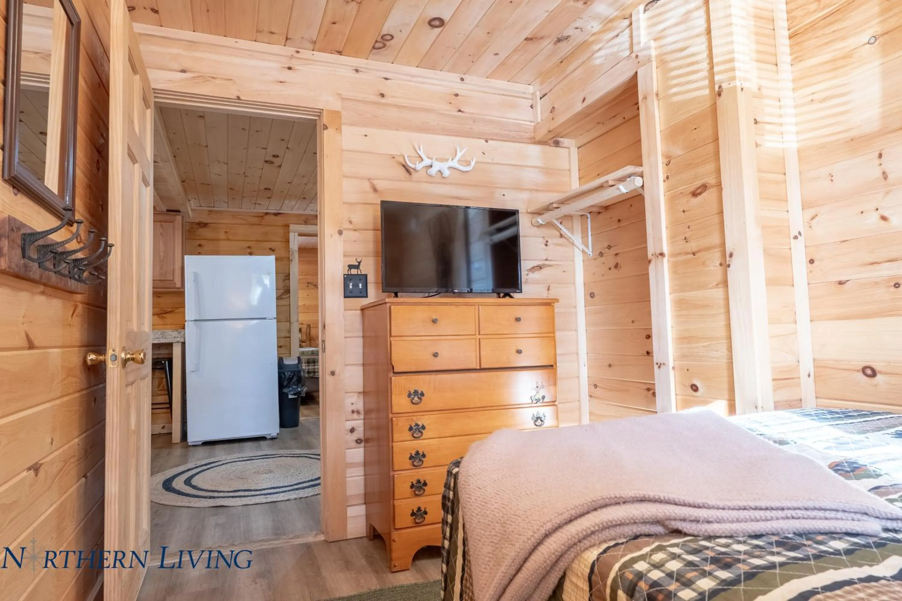 Bed in English Brook Cottages