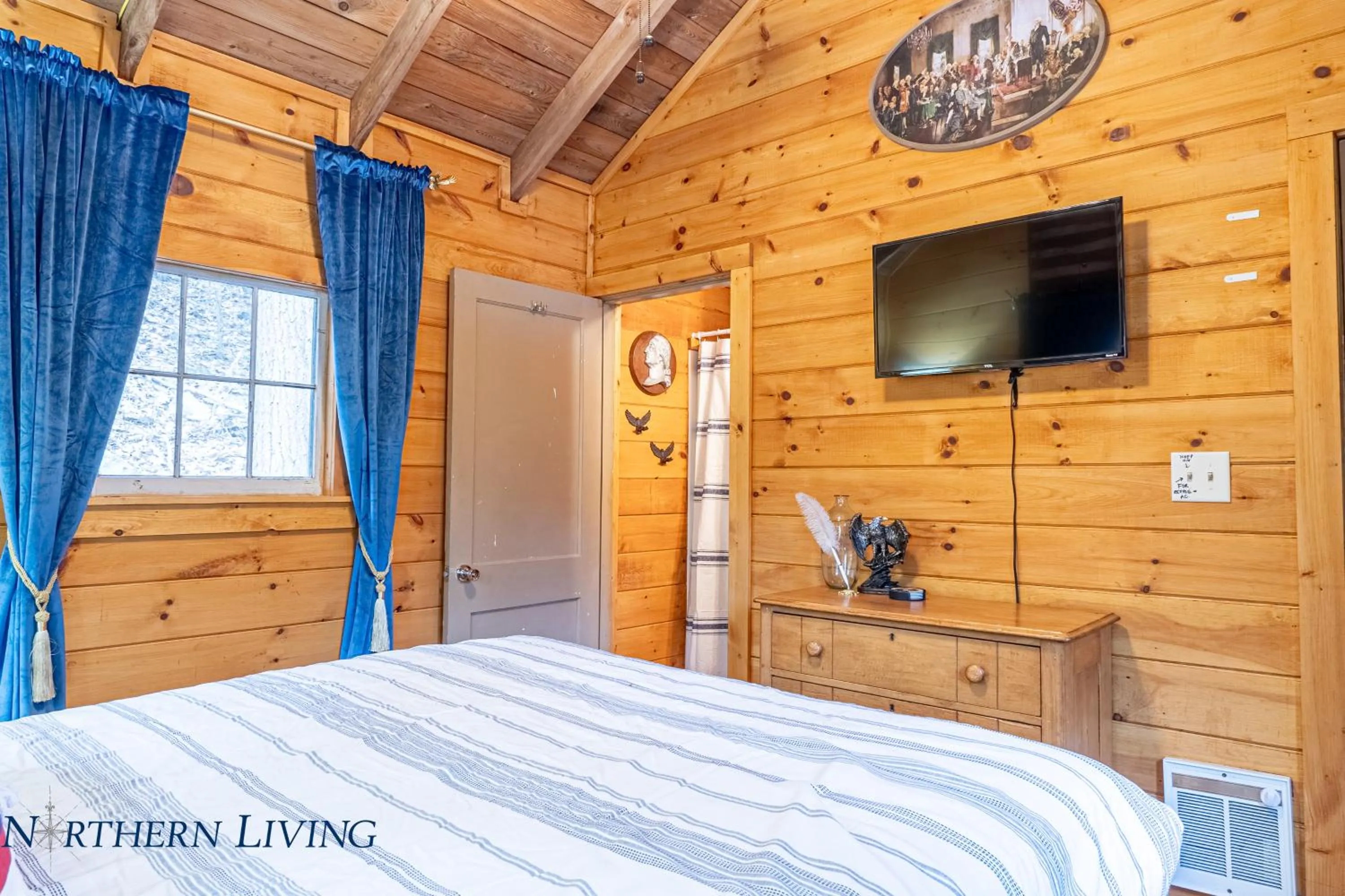 Bed in English Brook Cottages