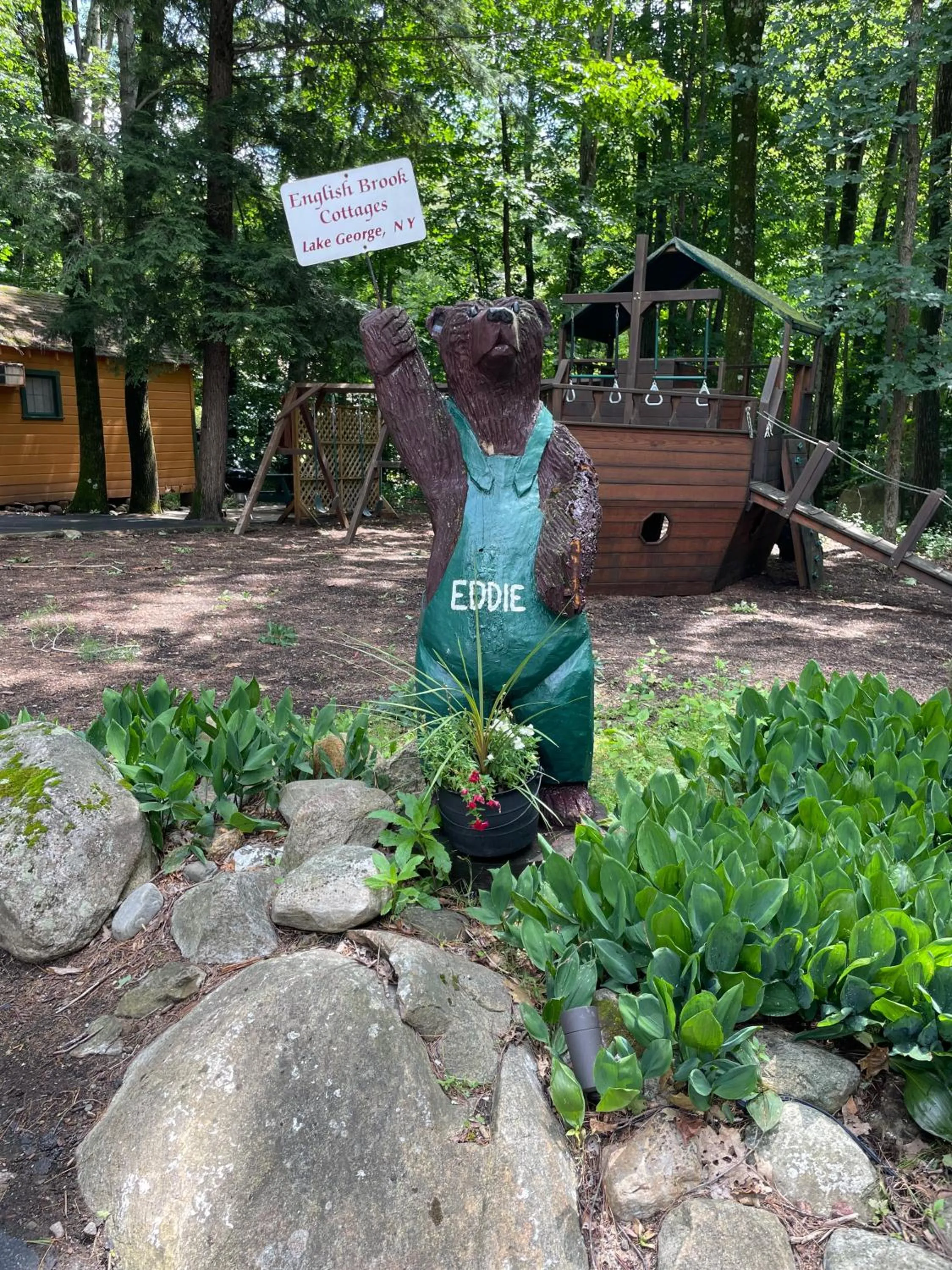 Natural landscape in English Brook Cottages