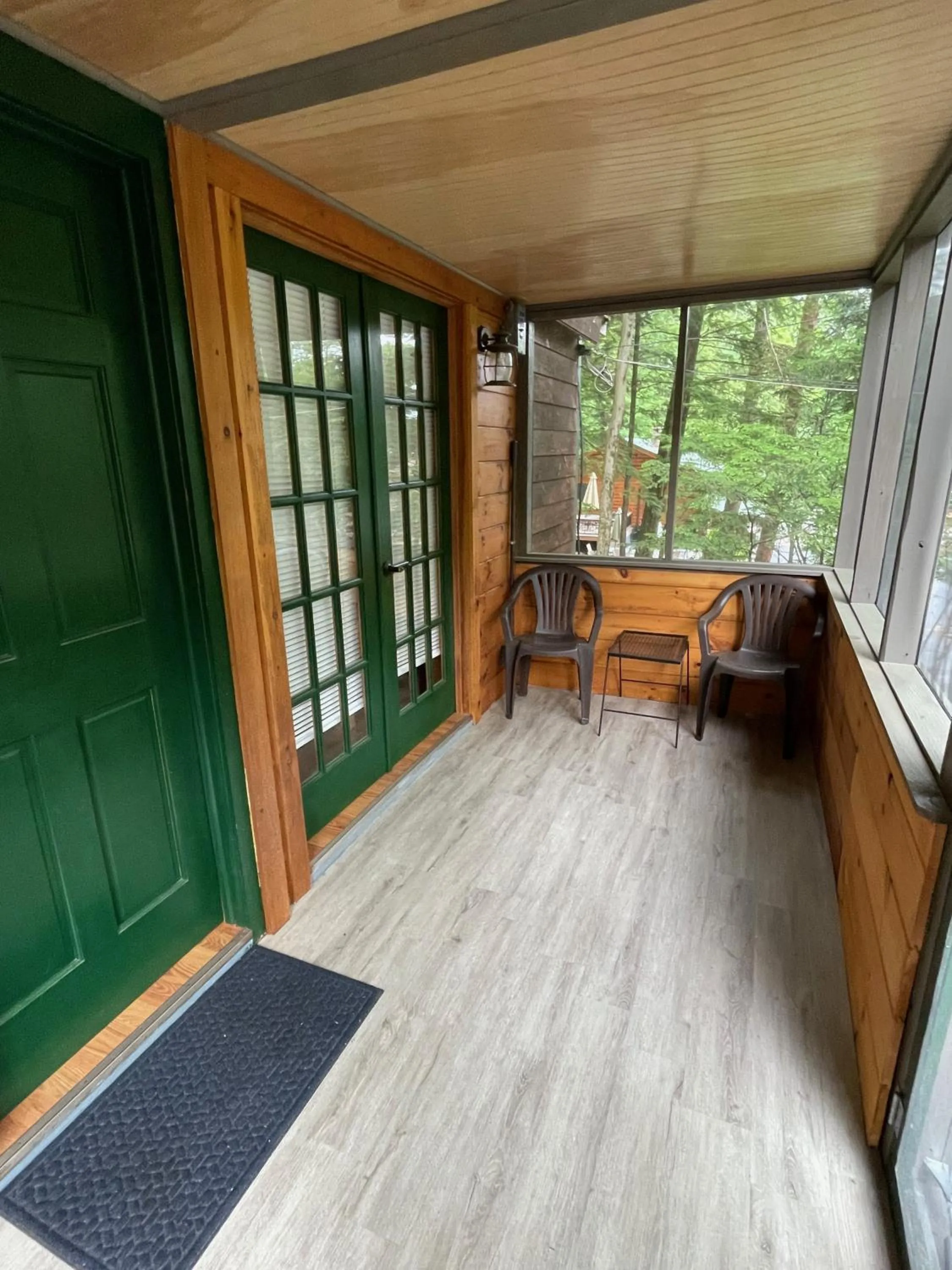 Seating area in English Brook Cottages