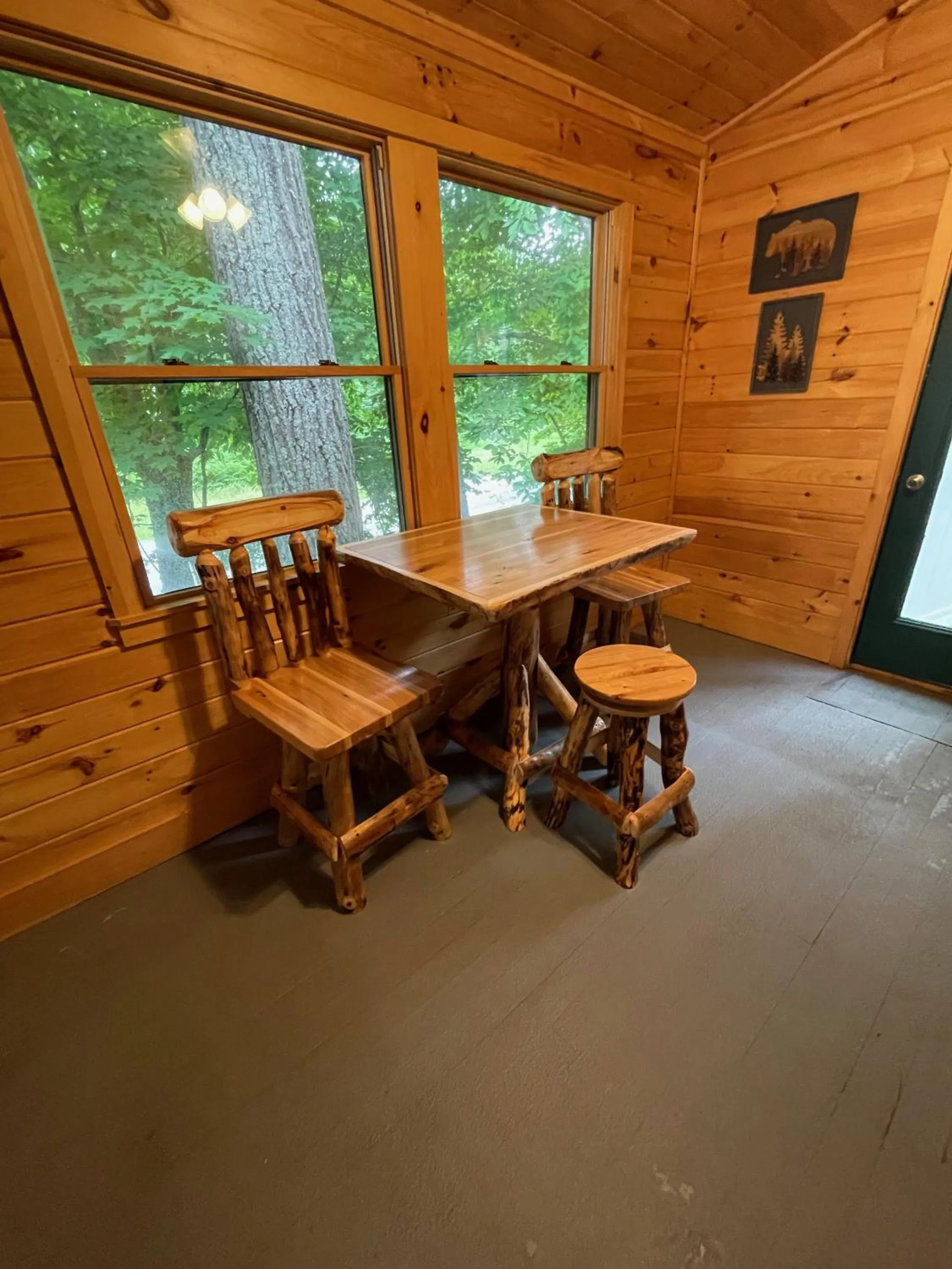 Living room in English Brook Cottages