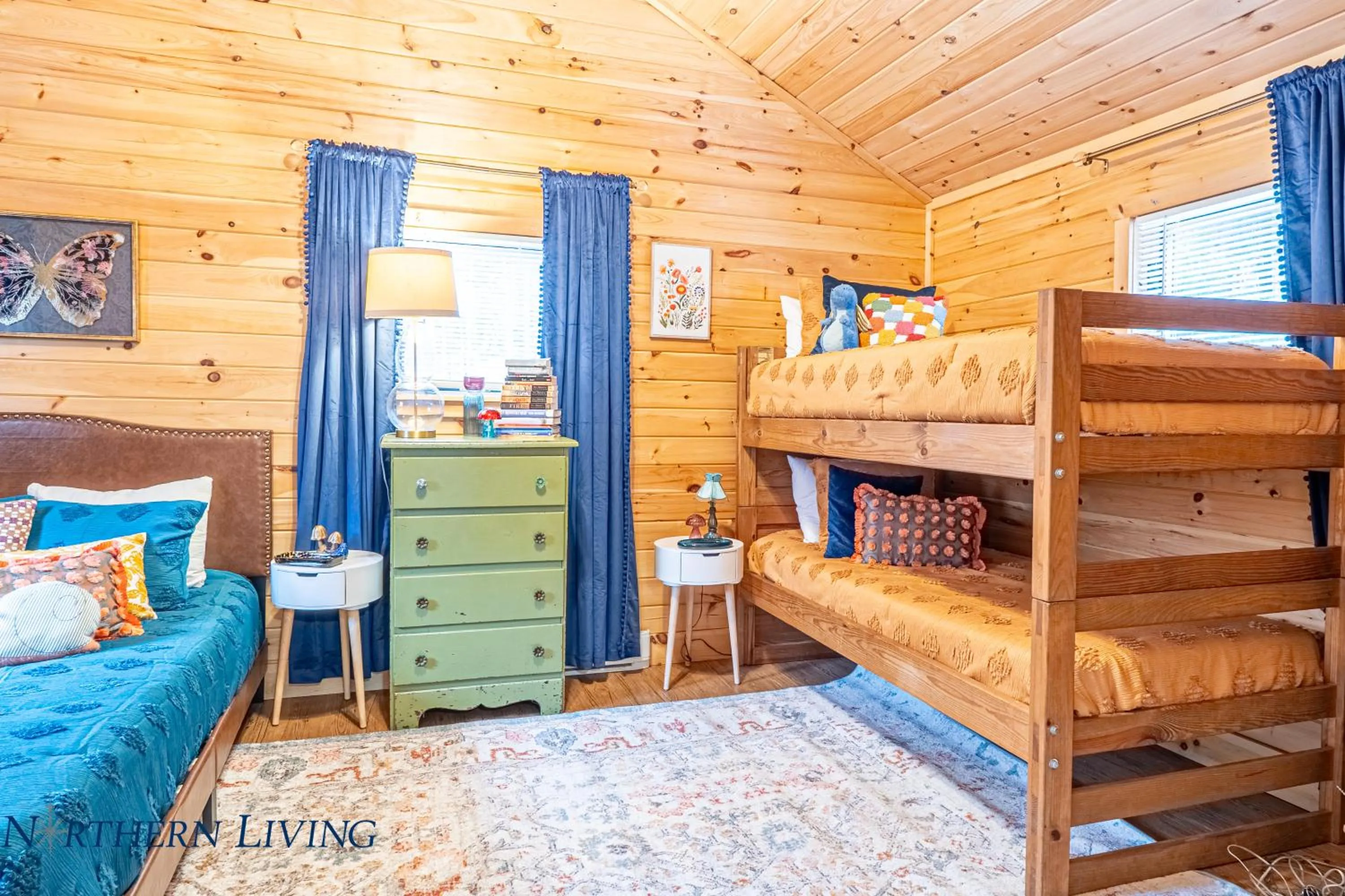 Bed in English Brook Cottages