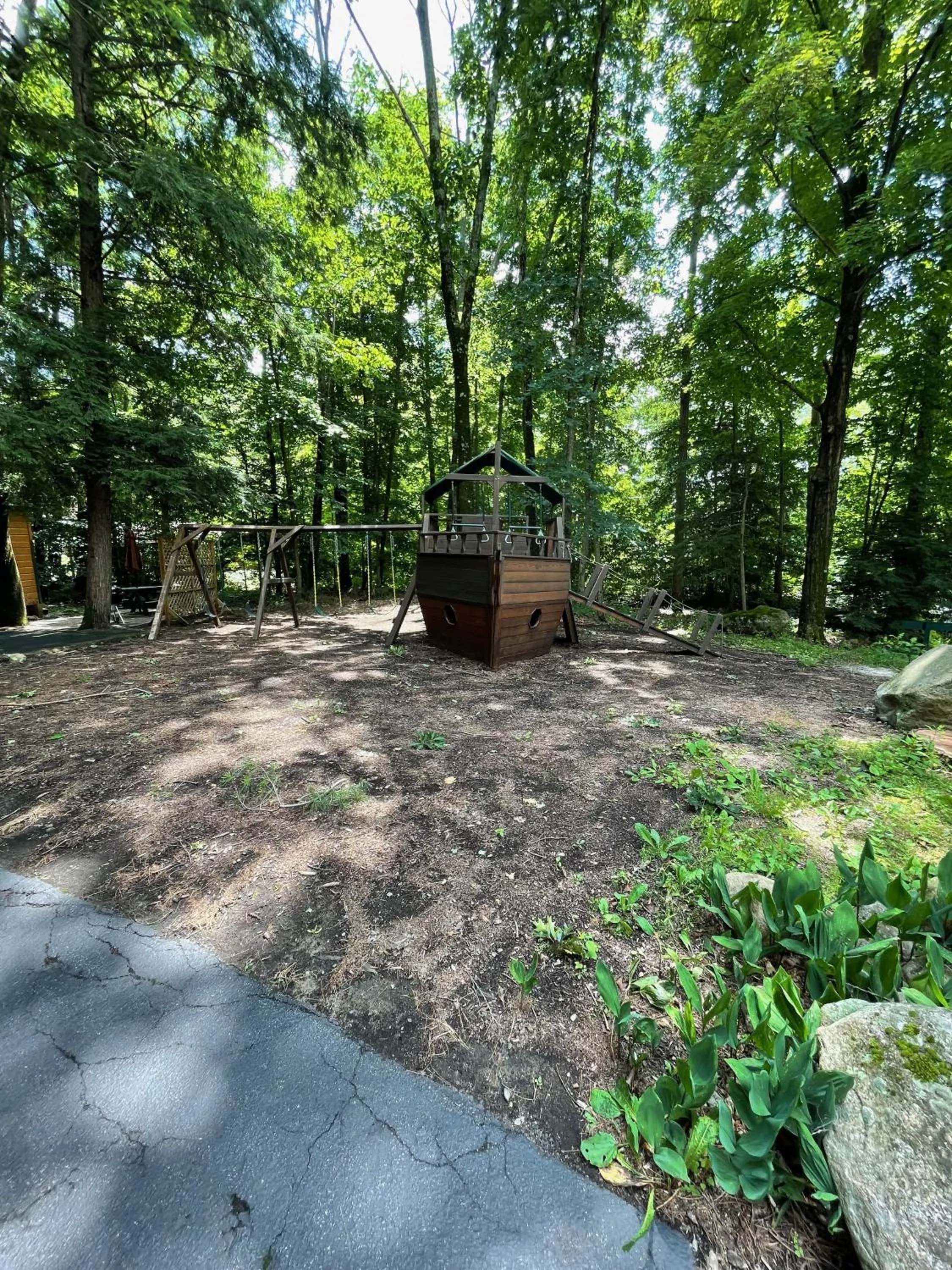 Children play ground in English Brook Cottages