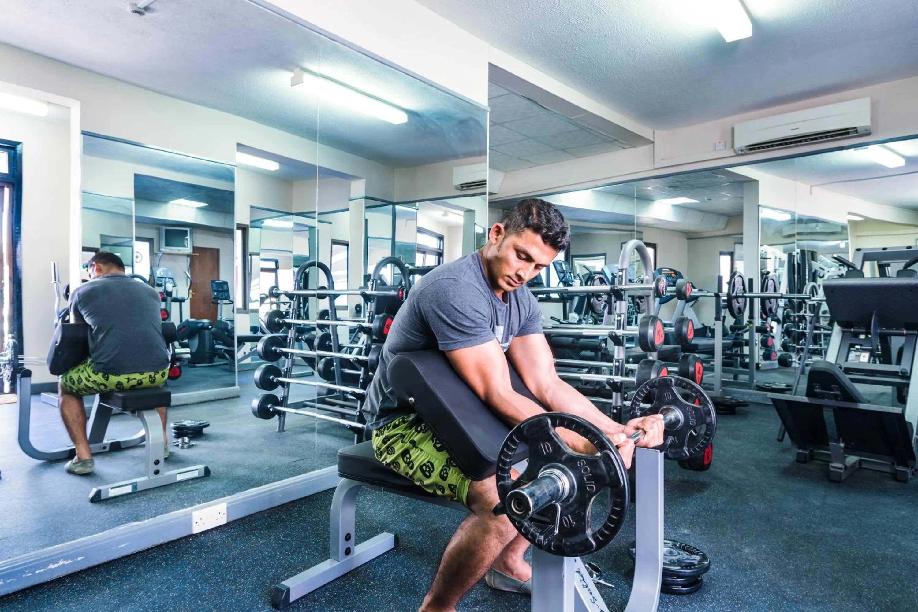 Fitness centre/facilities in Al Wadi Hotel