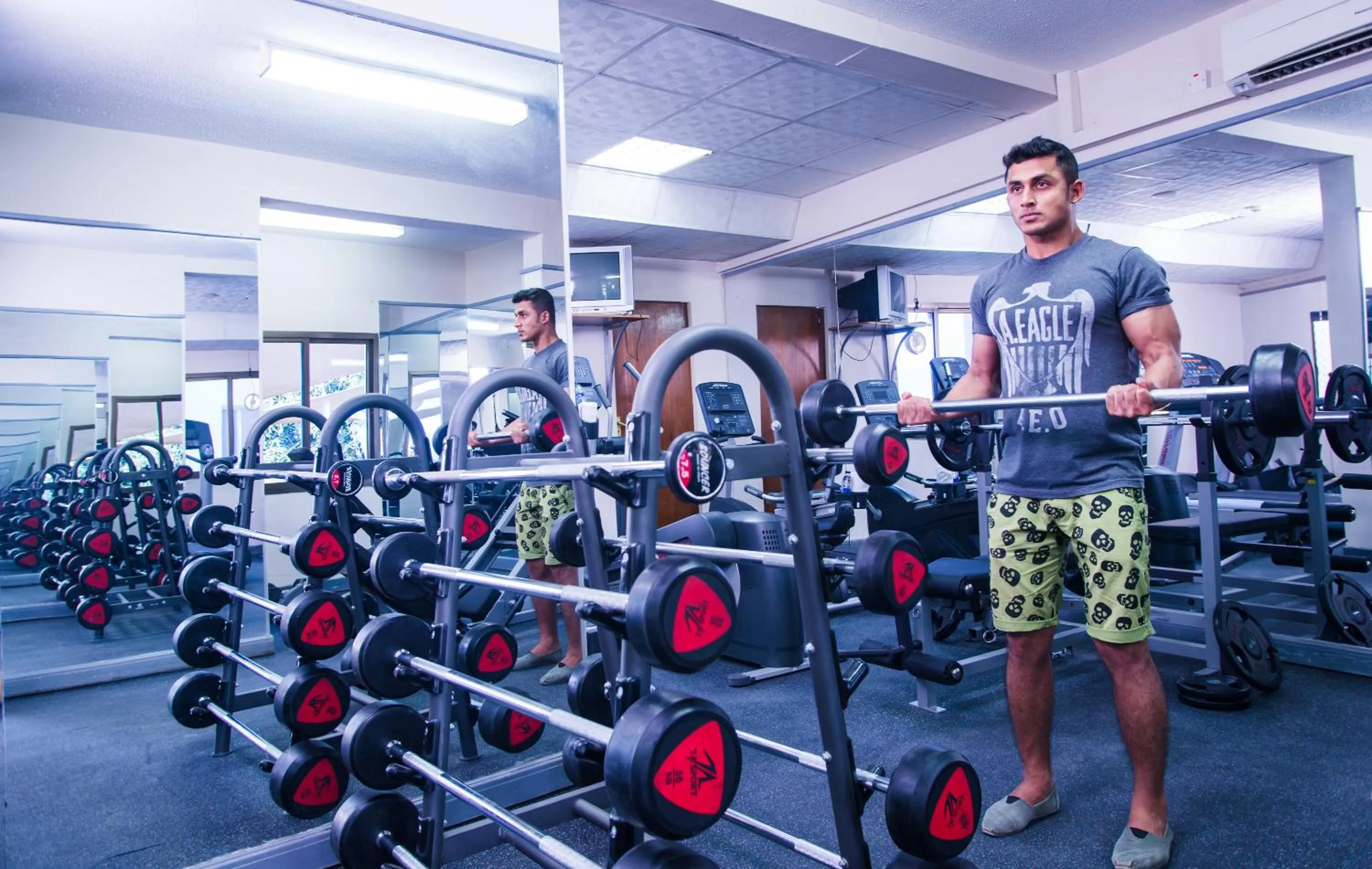 Fitness centre/facilities in Al Wadi Hotel