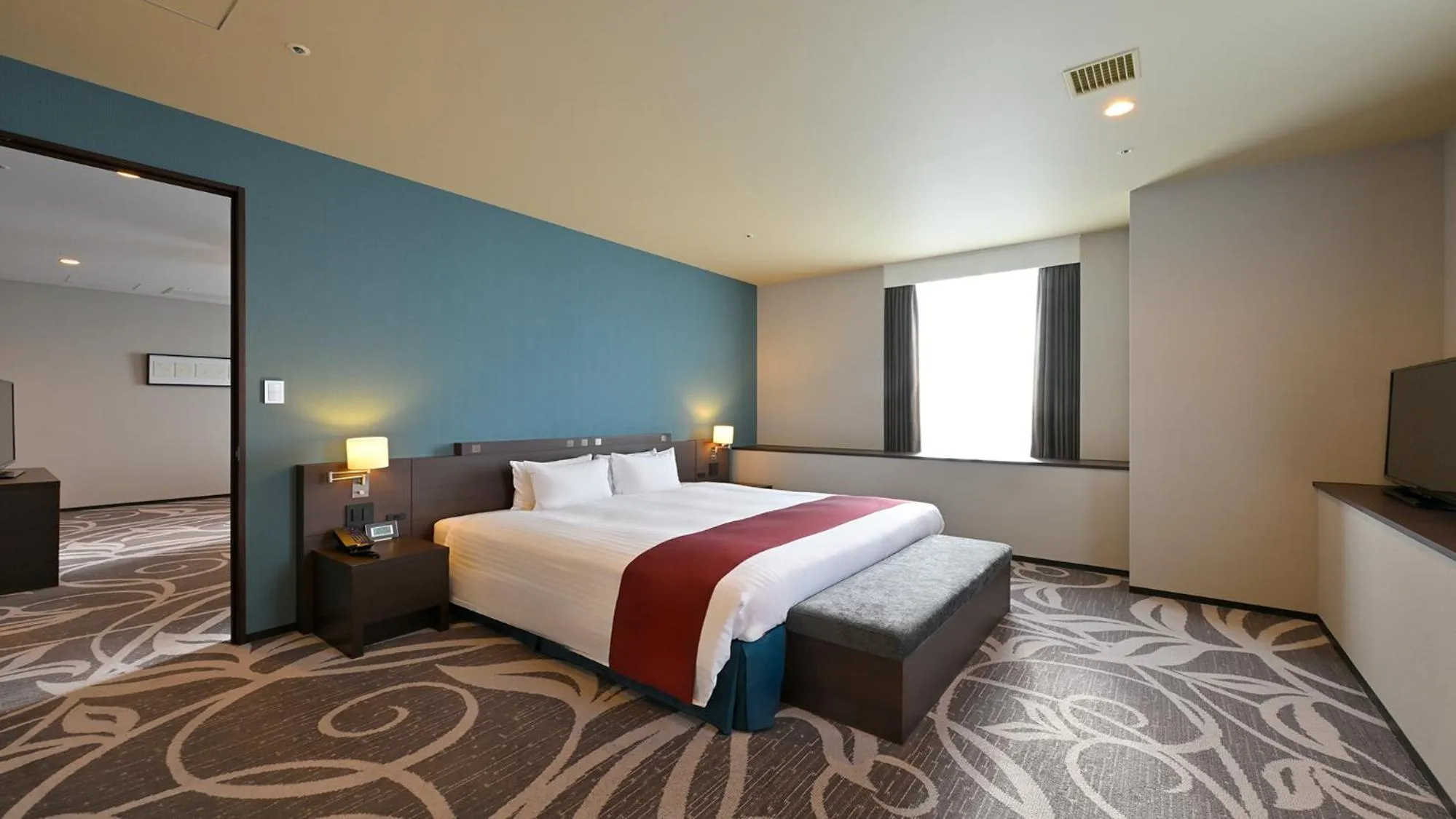 Photo of the whole room, Bed in Quintessa Hotel Osaka Bay