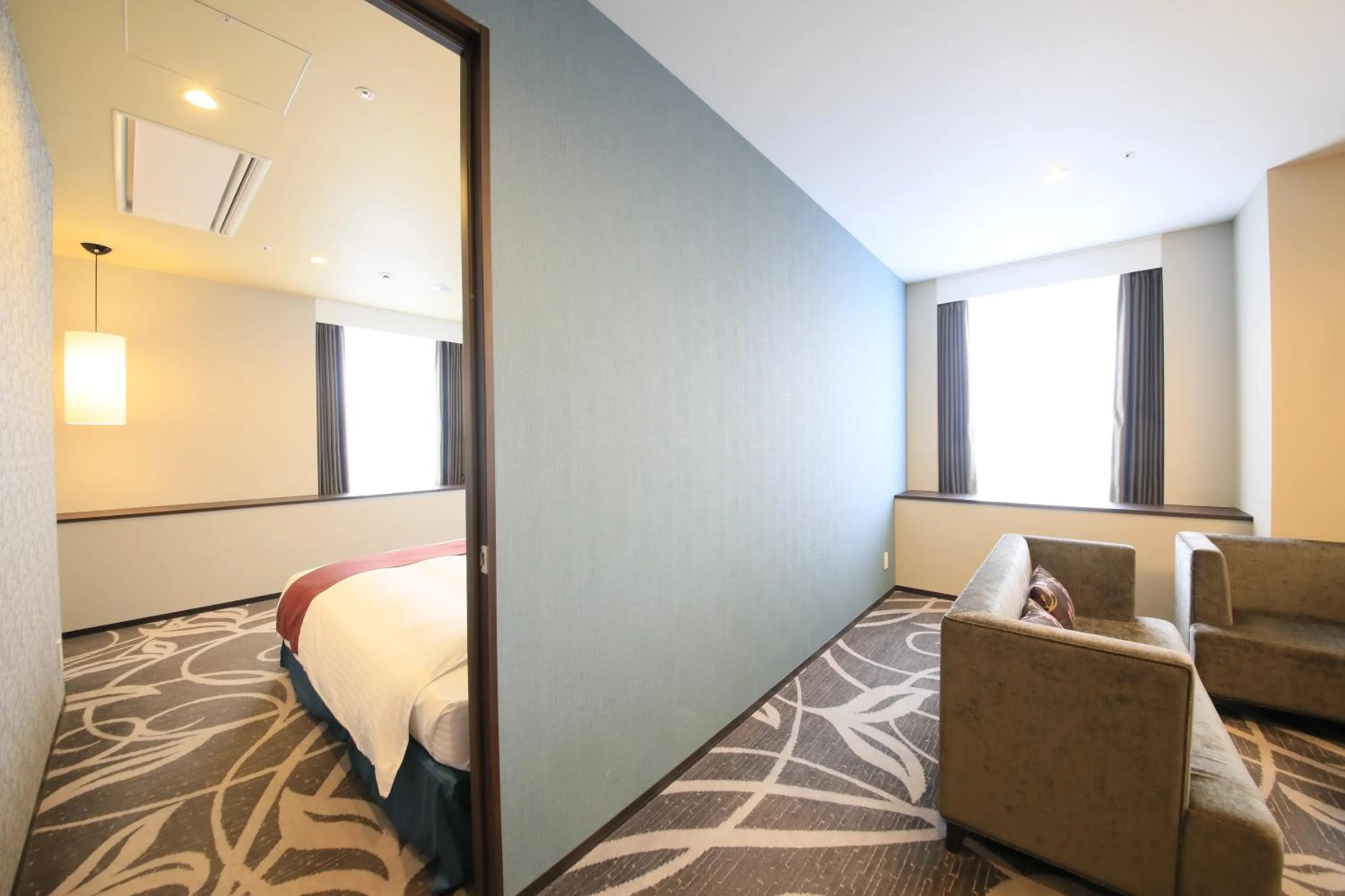 Photo of the whole room, Bed in Hotel La Raison Osaka