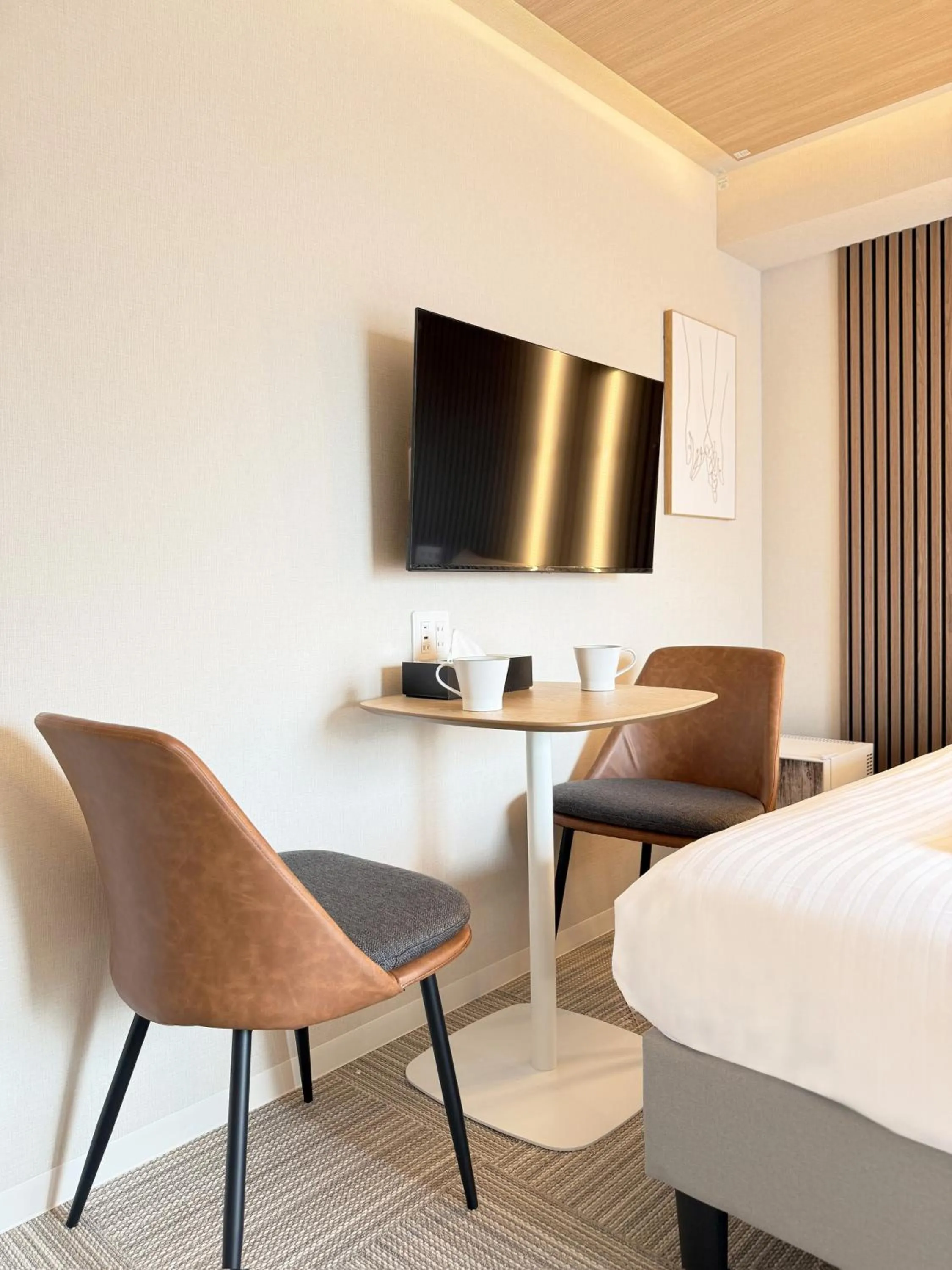 Bed in Osaka Ebisu Hotel