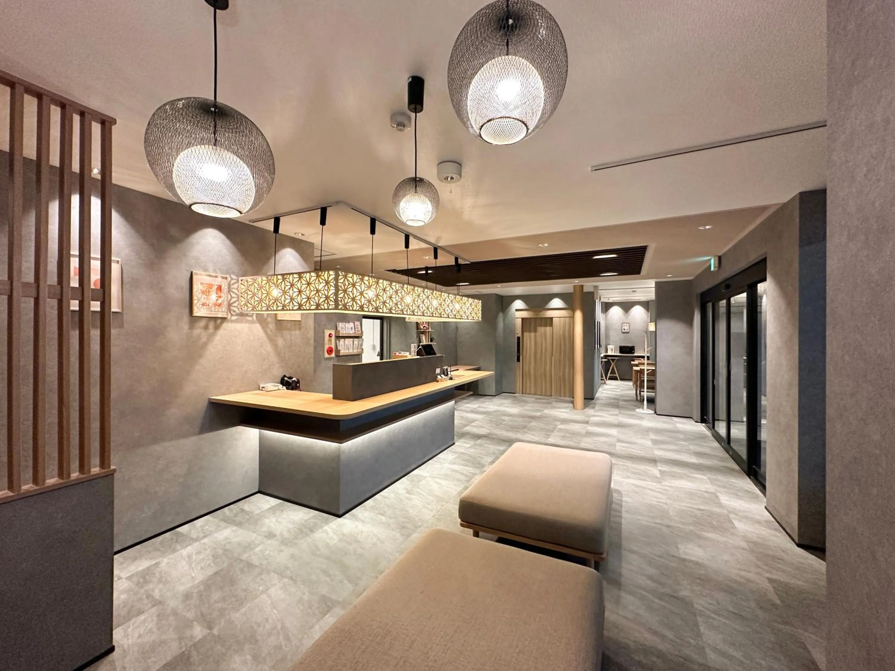 Seating area in Osaka Ebisu Hotel