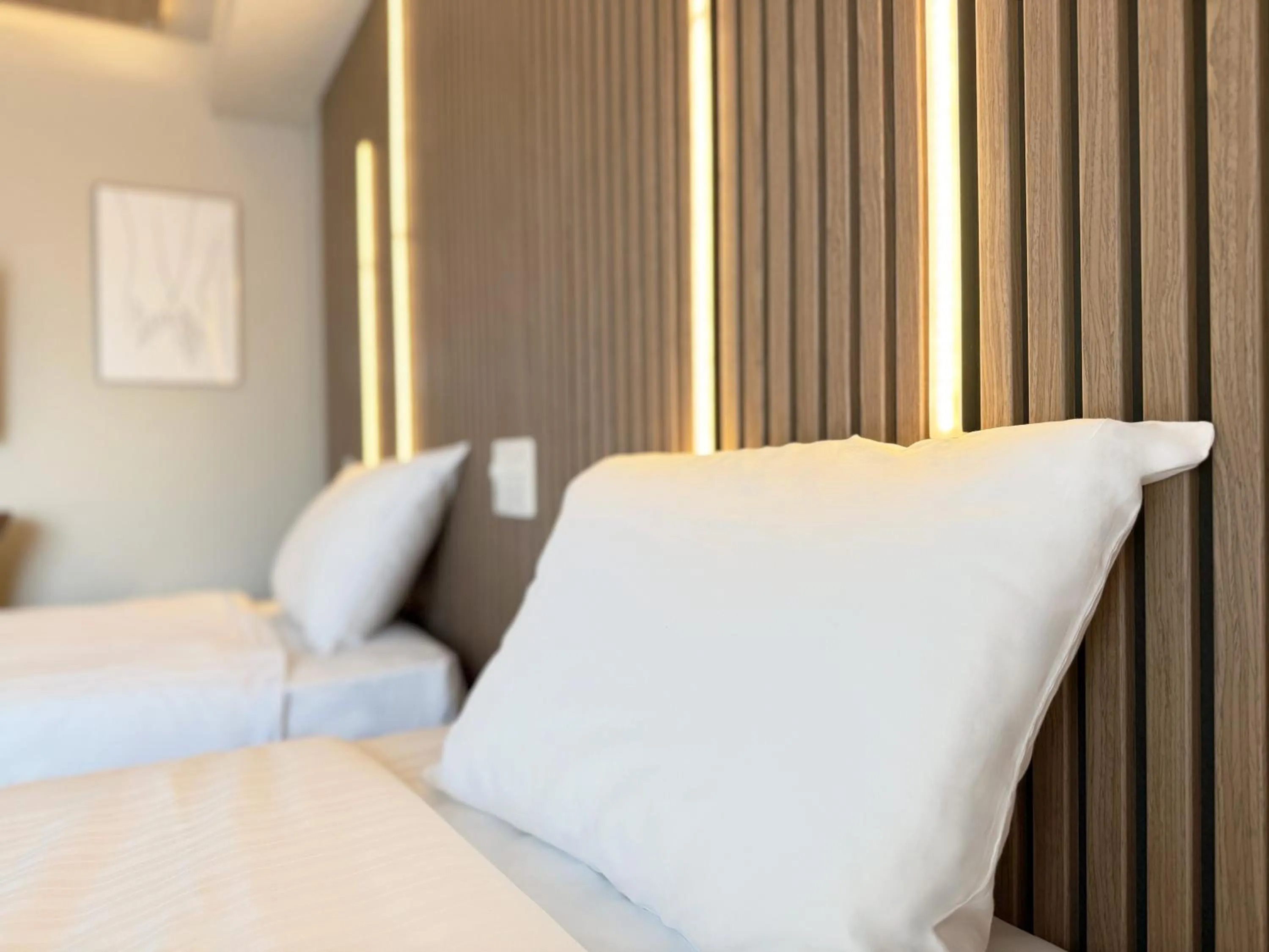 Bed in Osaka Ebisu Hotel