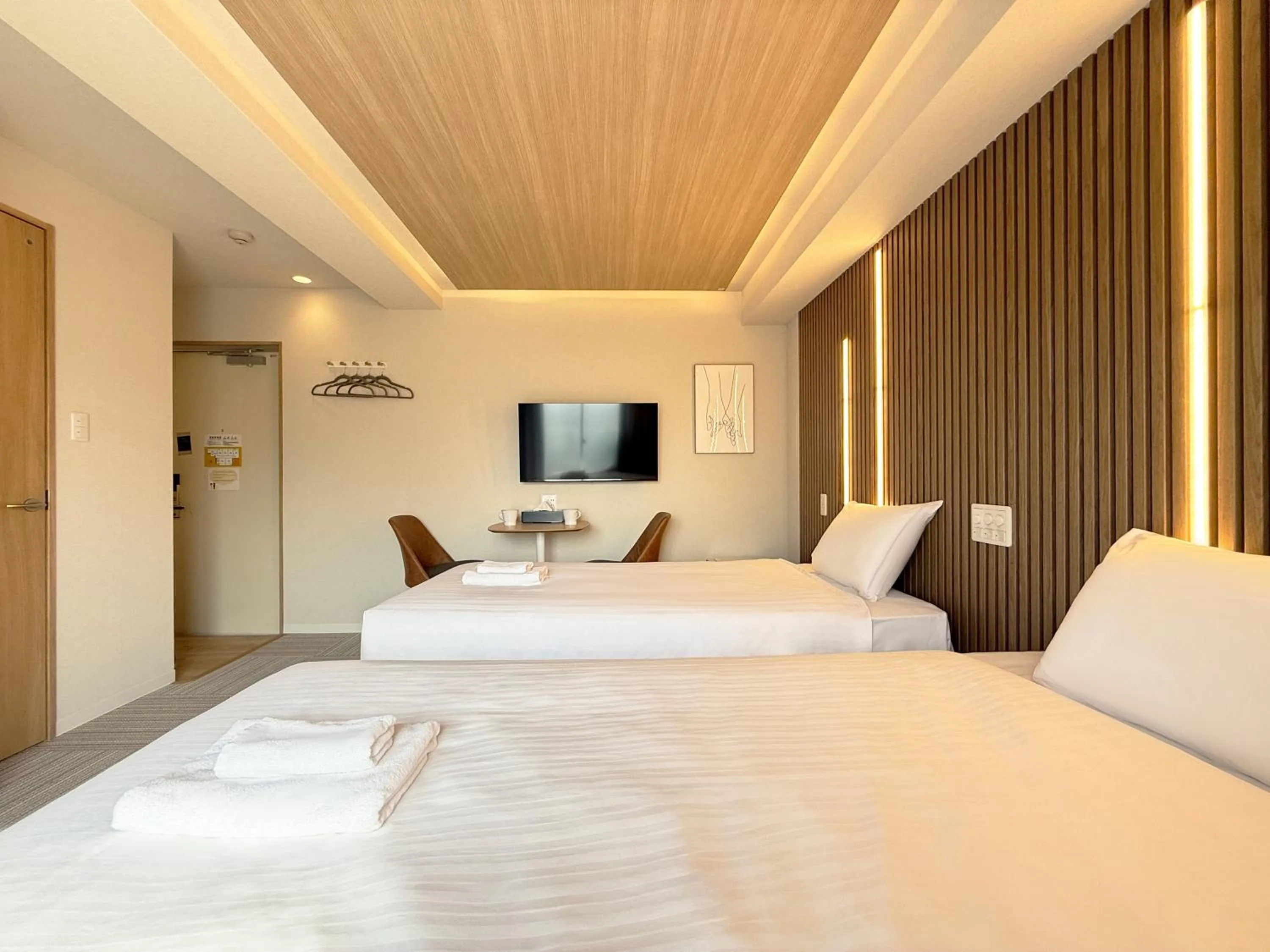 Bed in Osaka Ebisu Hotel