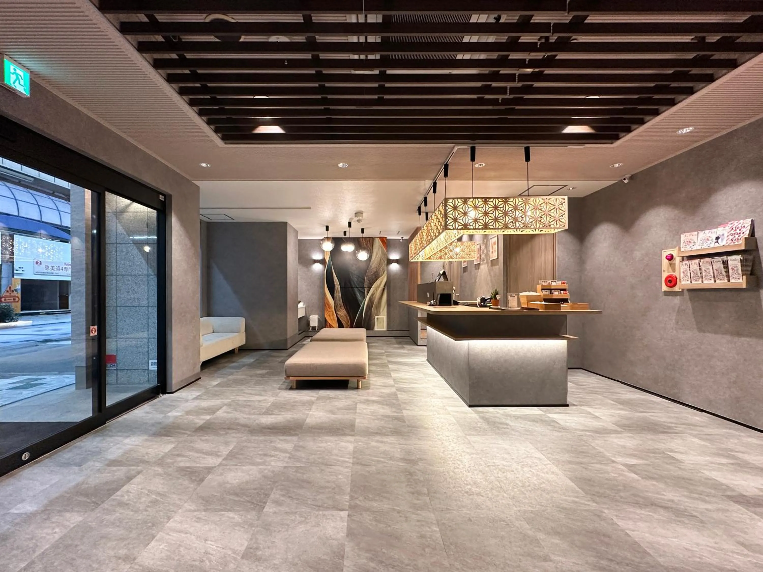 Seating area in Osaka Ebisu Hotel