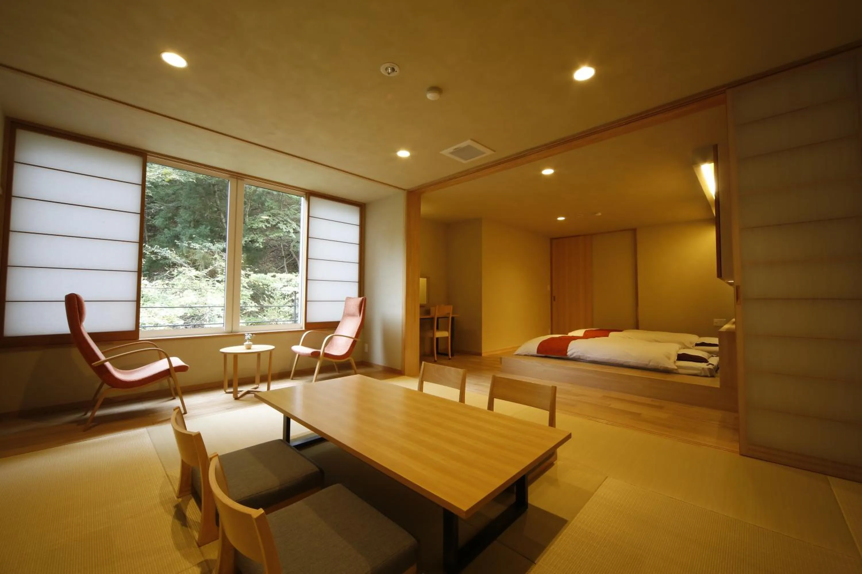 Photo of the whole room, Bed in Hinatamikan