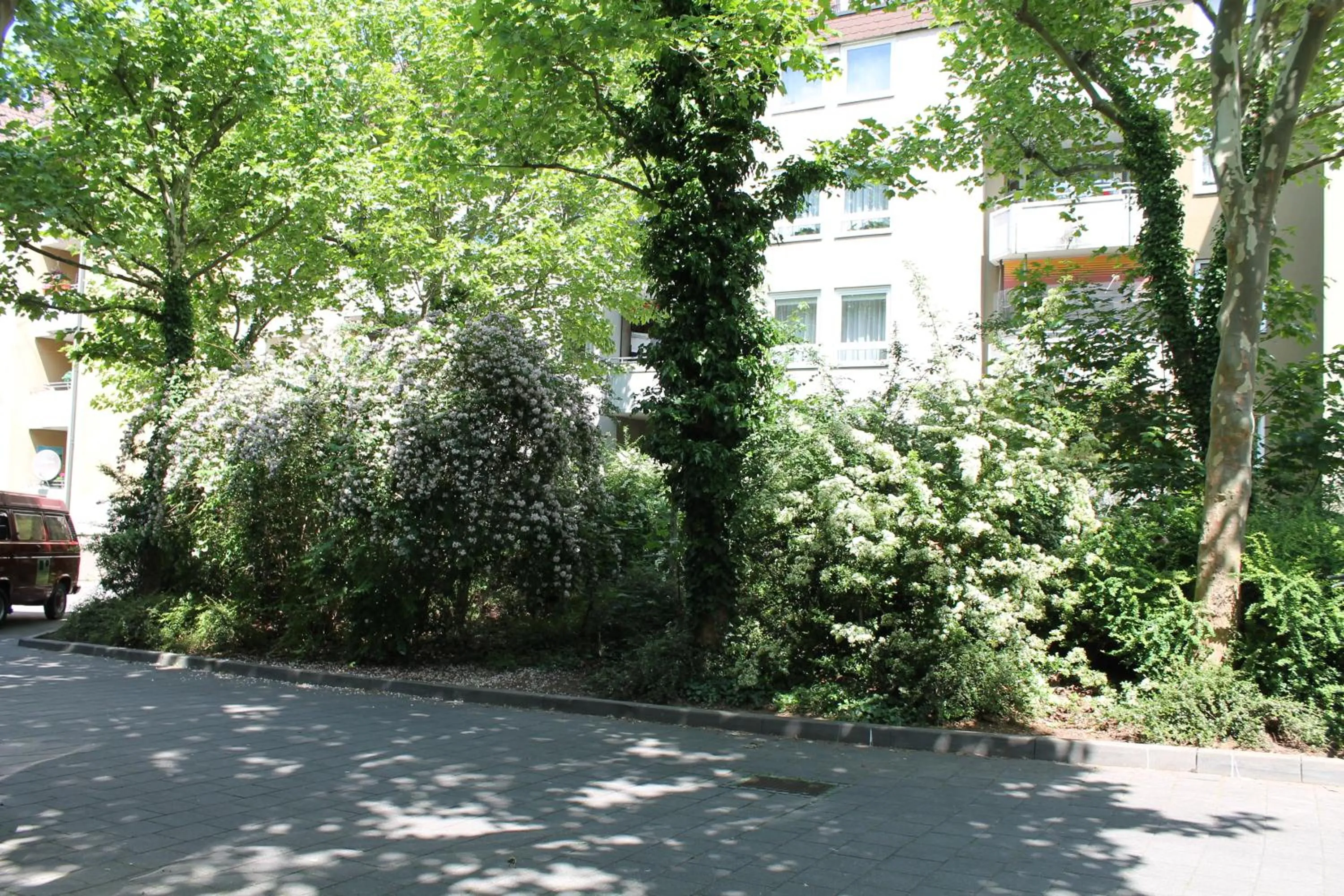 Garden in Pension Central Nuernberg-Fuerth