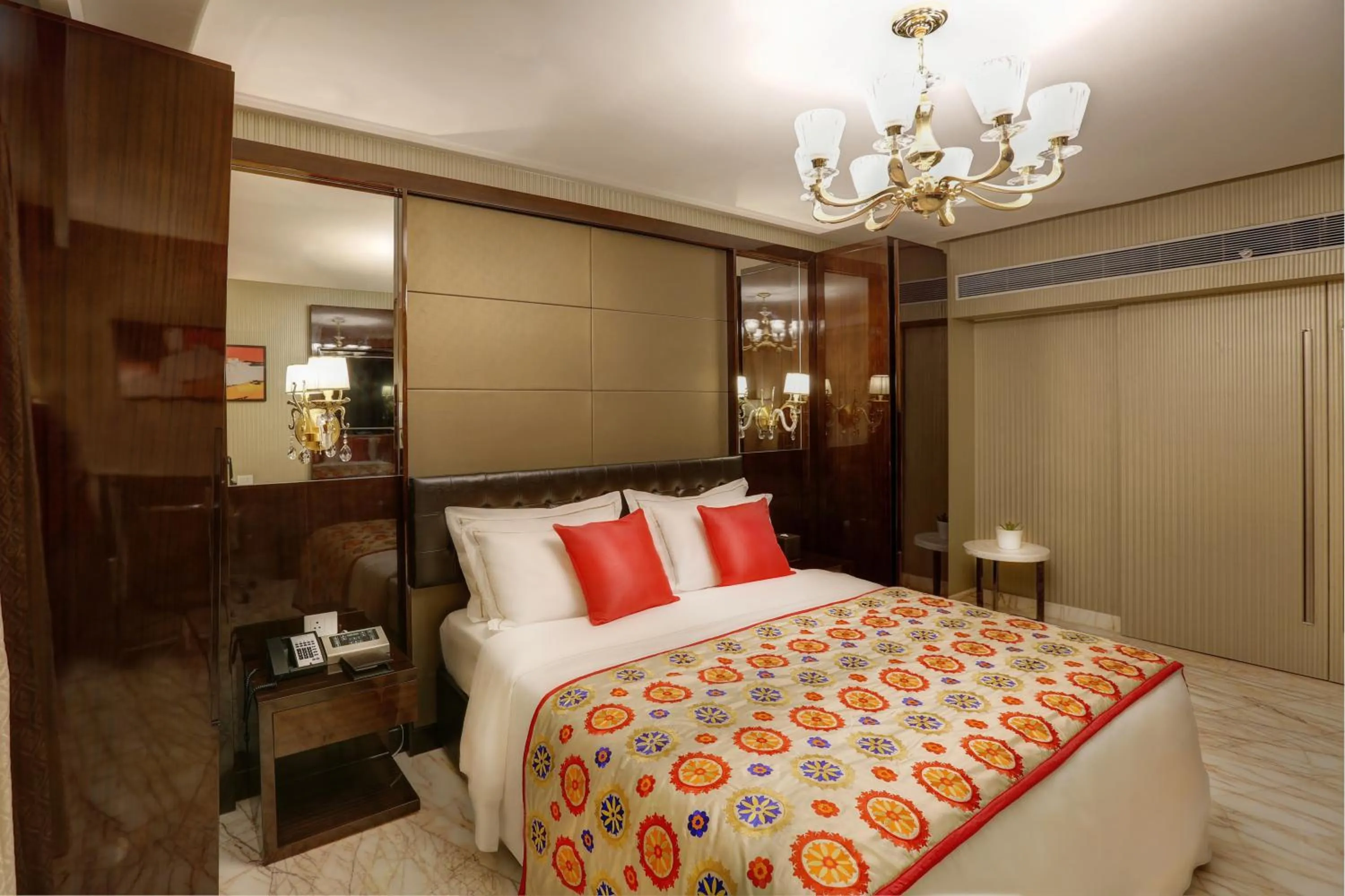 Bed in Samanvay Boutique Hotel