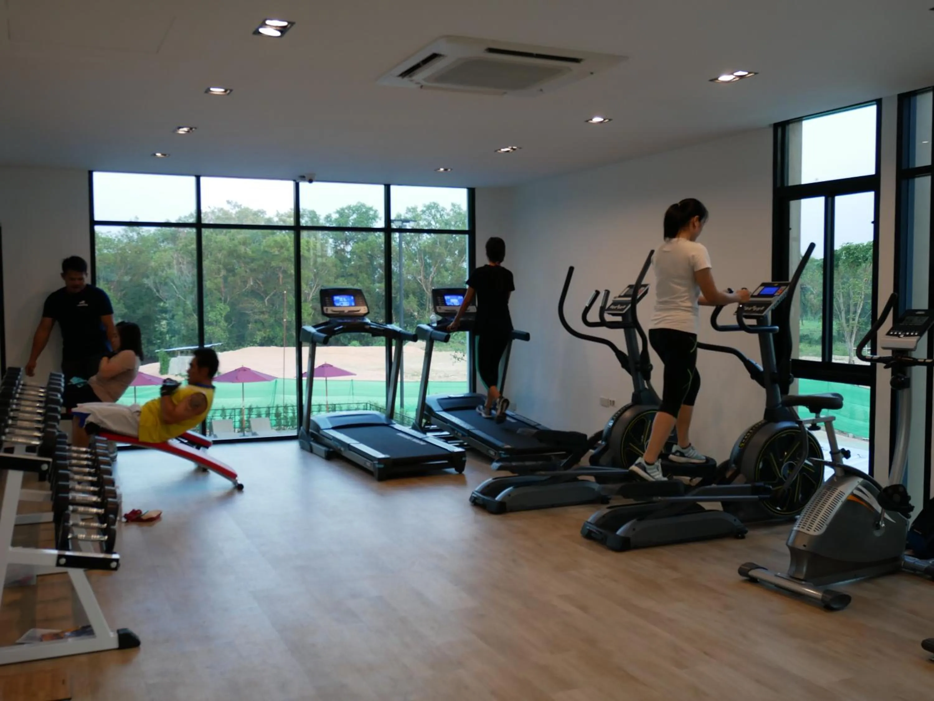 Fitness centre/facilities in Trat City Hotel