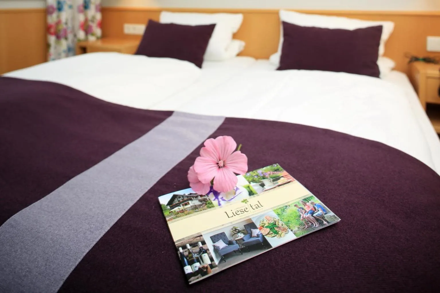 Decorative detail, Bed in Landidyll Landhaus Liesetal