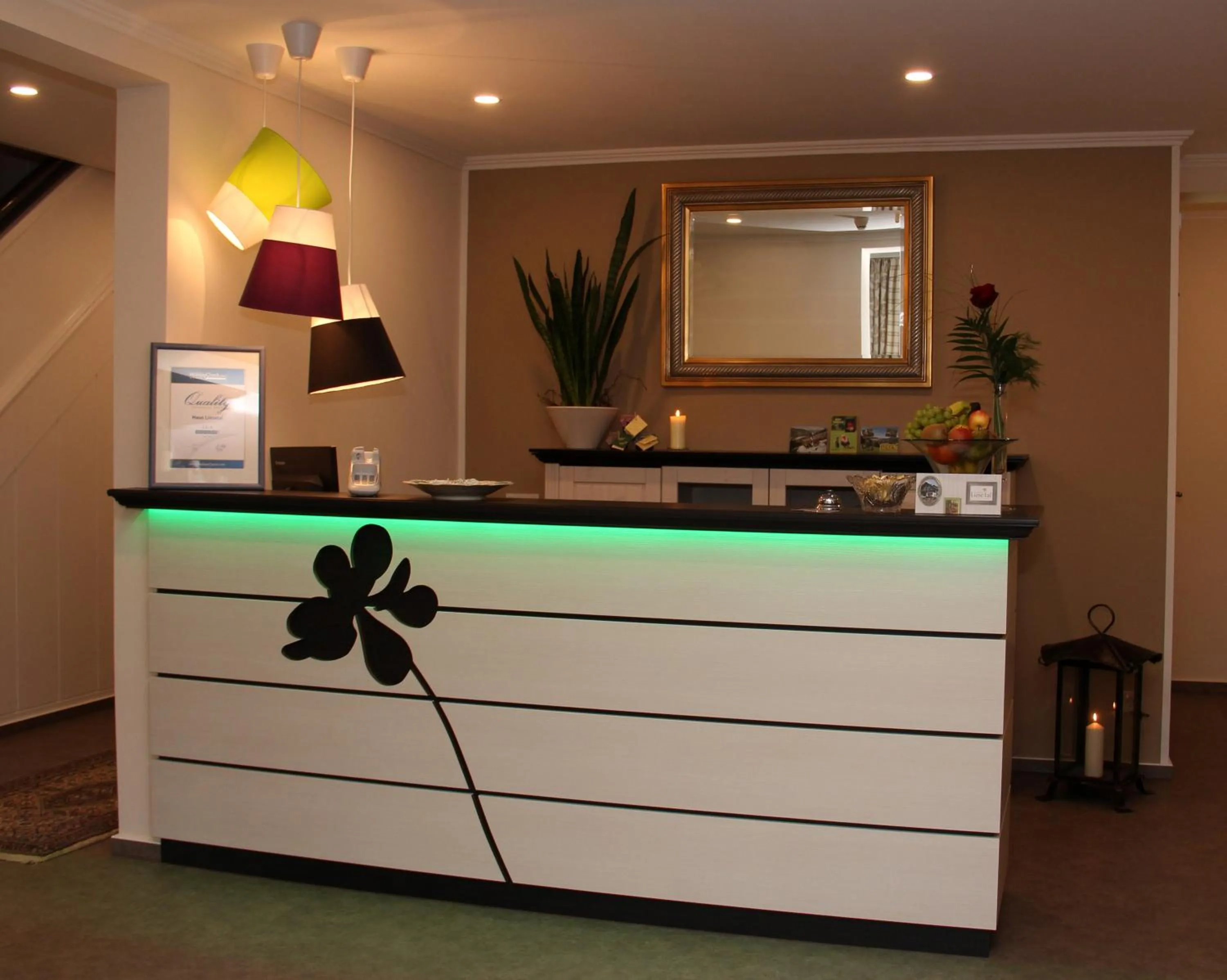 Lobby or reception in Landidyll Landhaus Liesetal