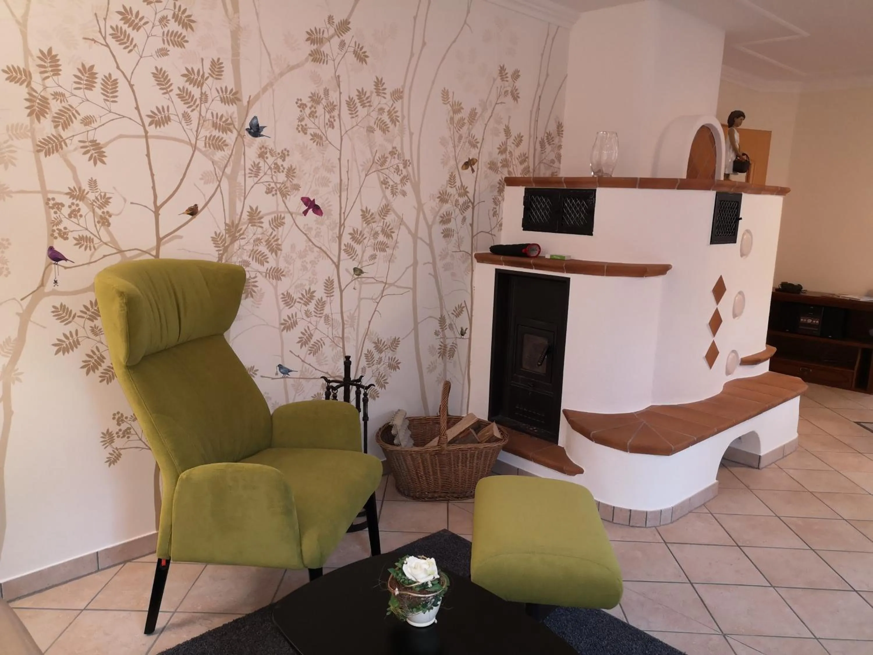 Living room in Landidyll Landhaus Liesetal