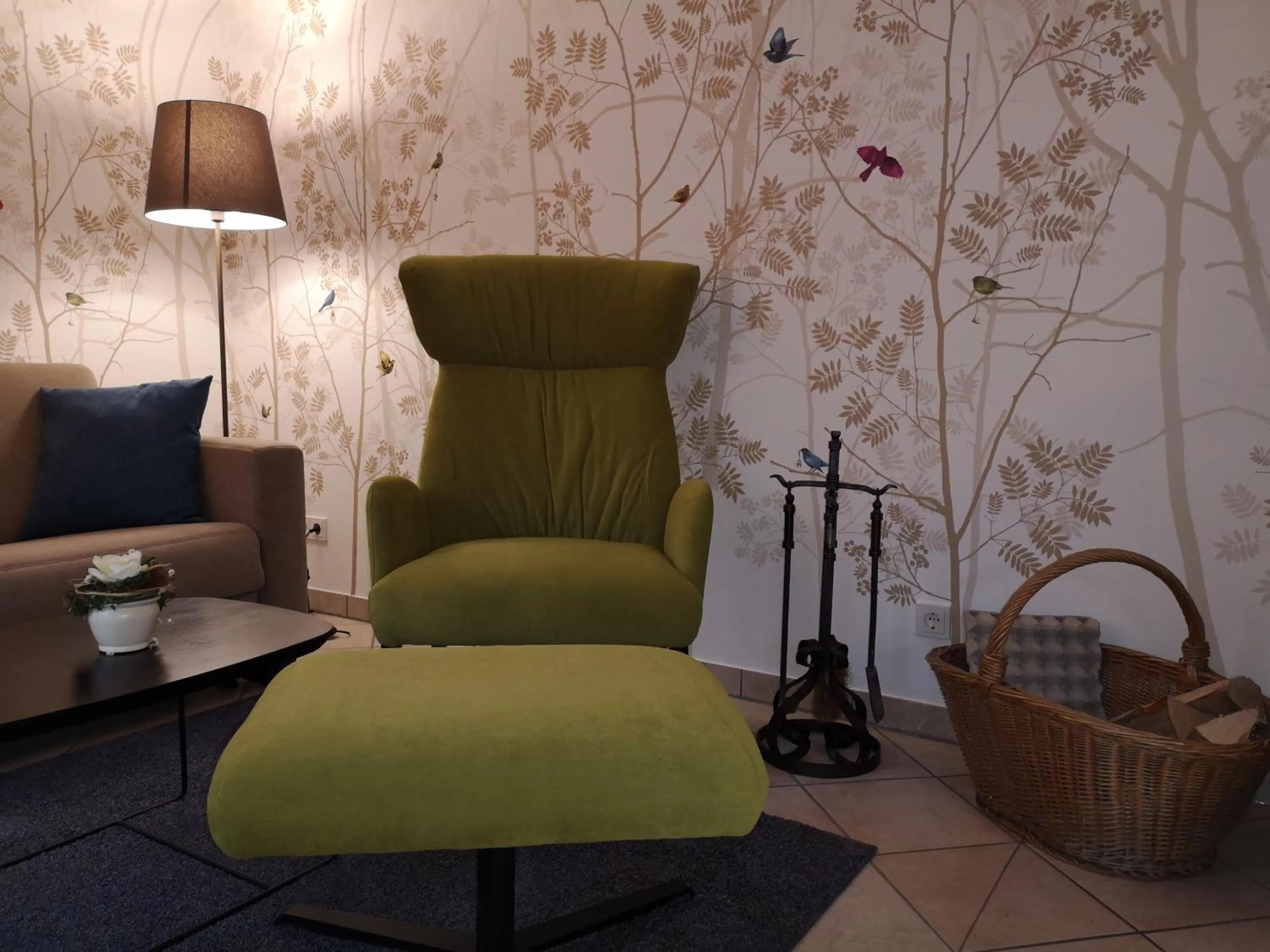 Living room in Landidyll Landhaus Liesetal