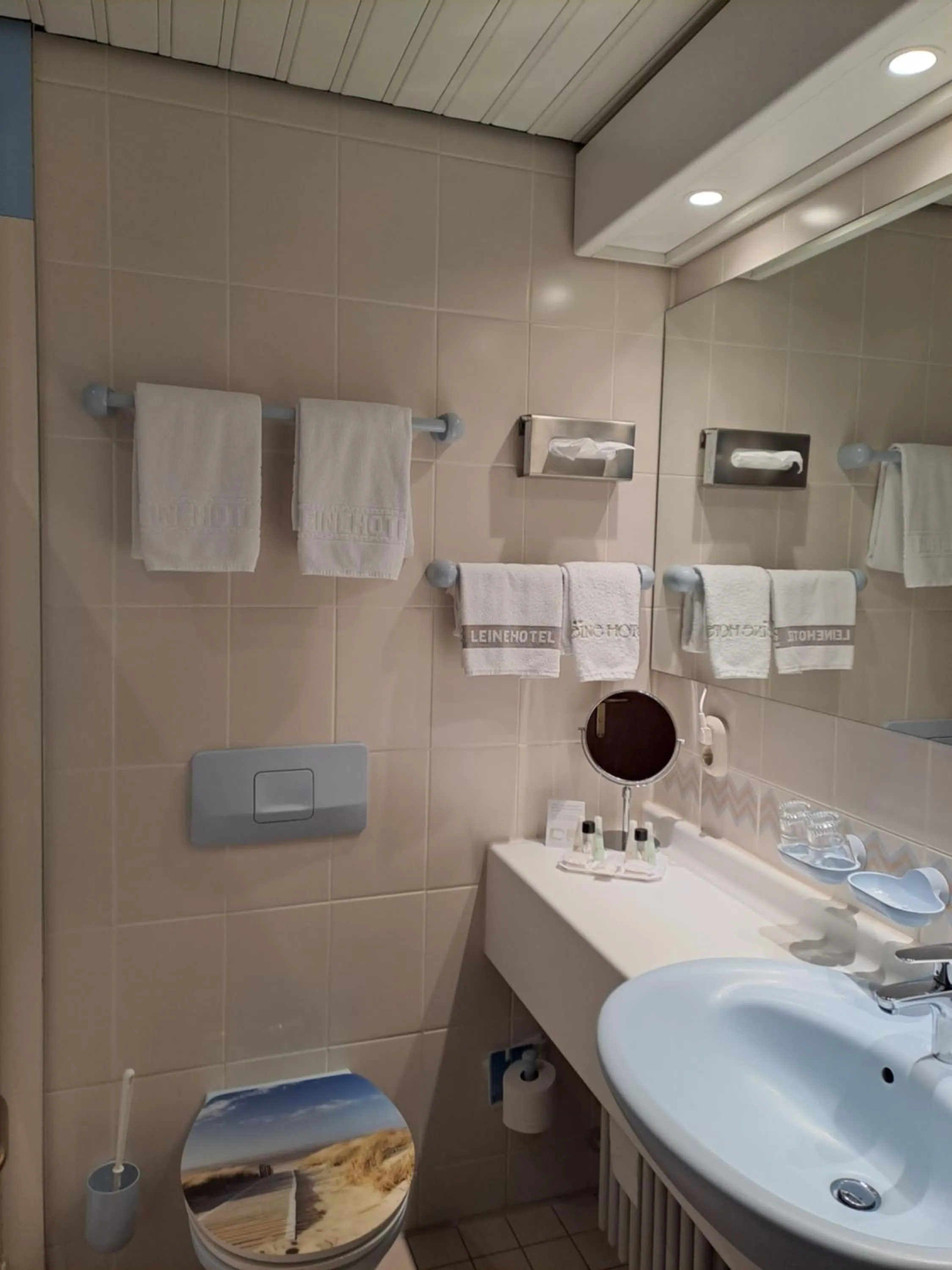 Bathroom in Leine Hotel