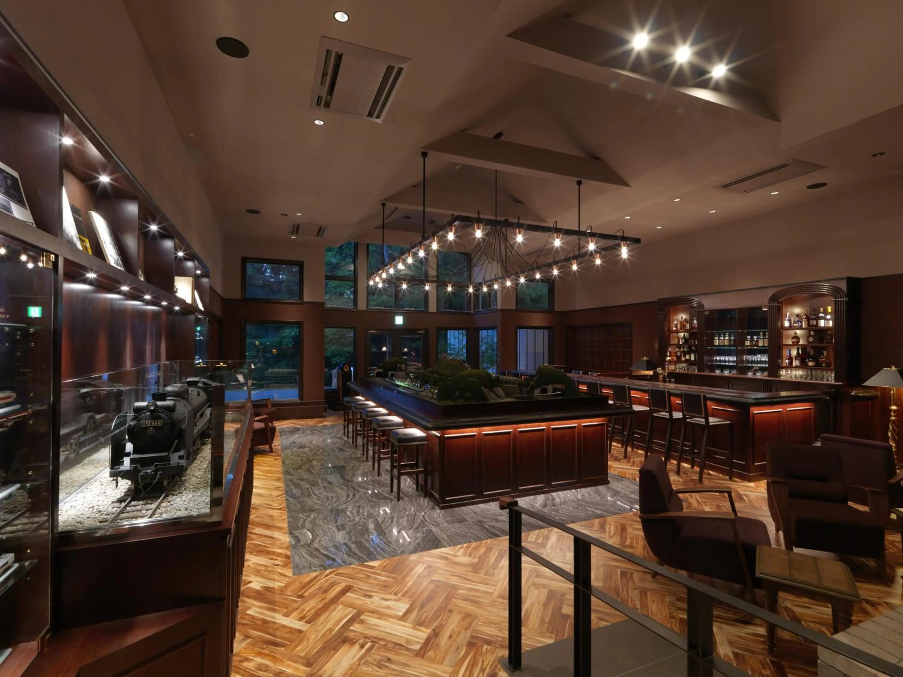 Lounge or bar in Hakodate Onuma Tsuruga Resort EPUY- 30km from Hakodate Station