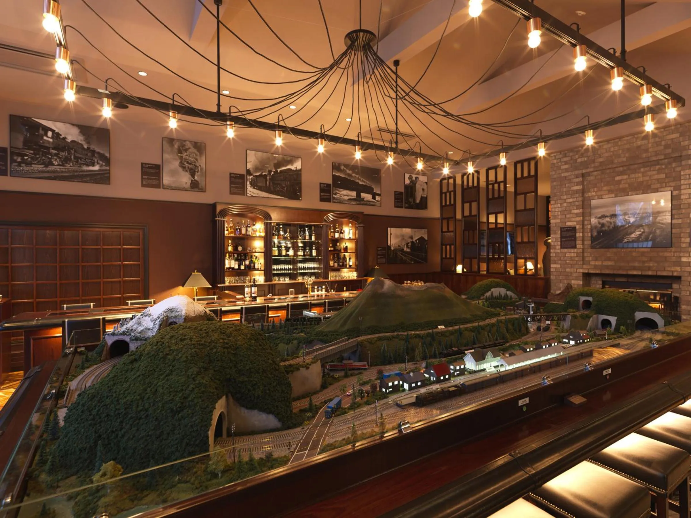 Lounge or bar in Hakodate Onuma Tsuruga Resort EPUY- 30km from Hakodate Station