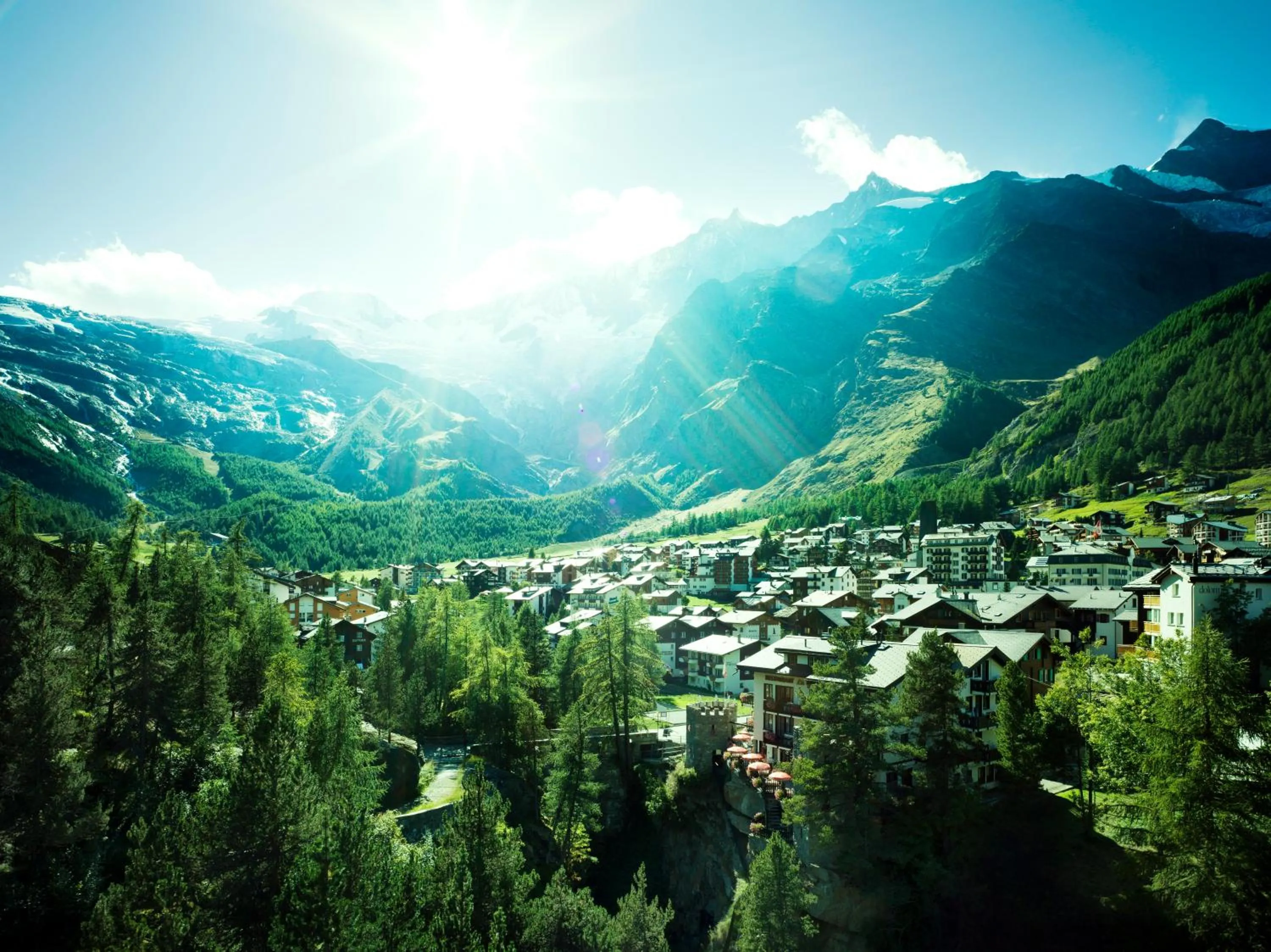 Natural landscape in Hotel Allalin Saas-Fee