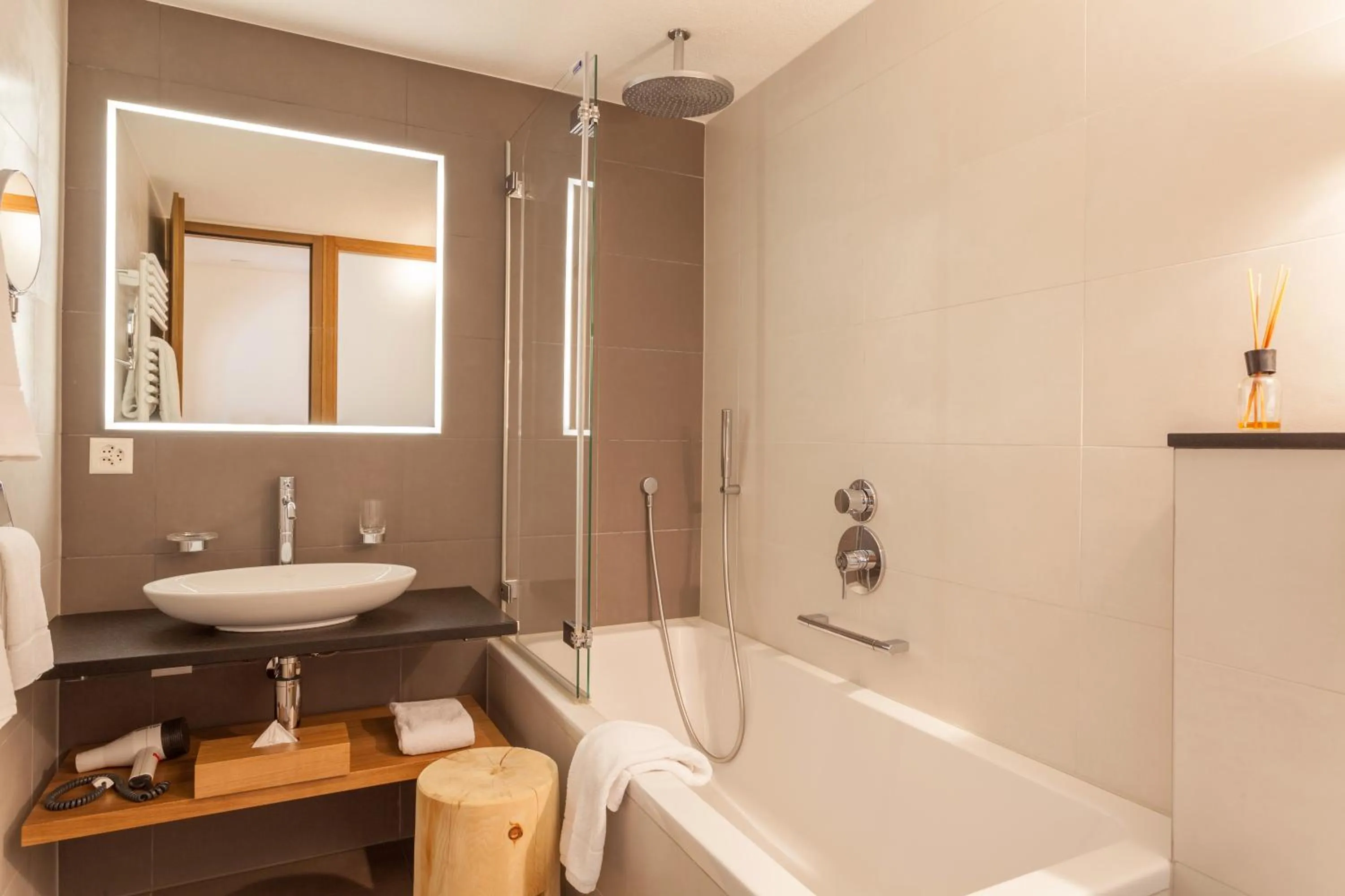 Bathroom in Hotel Allalin Saas-Fee