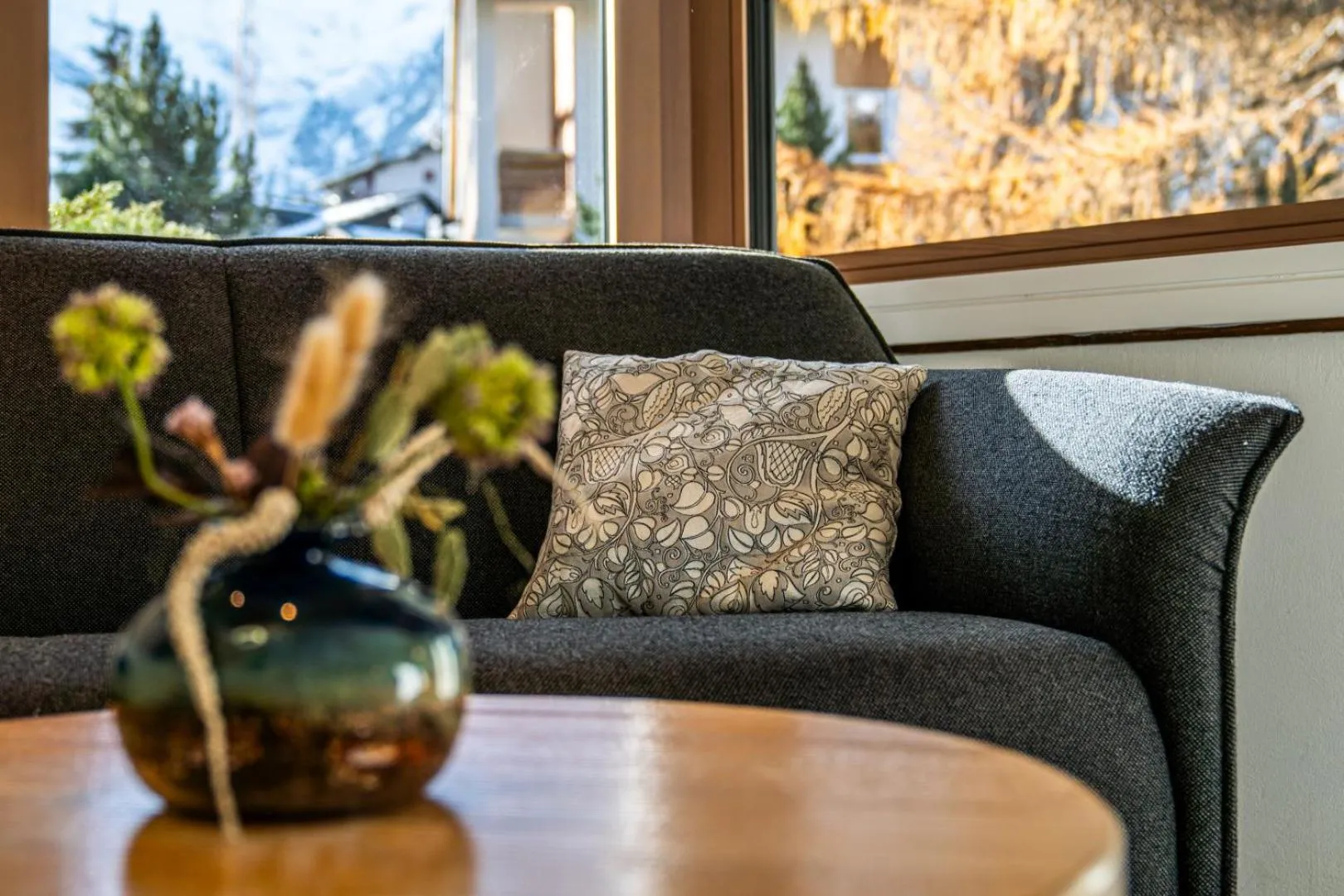 Decorative detail in Hotel Allalin Saas-Fee