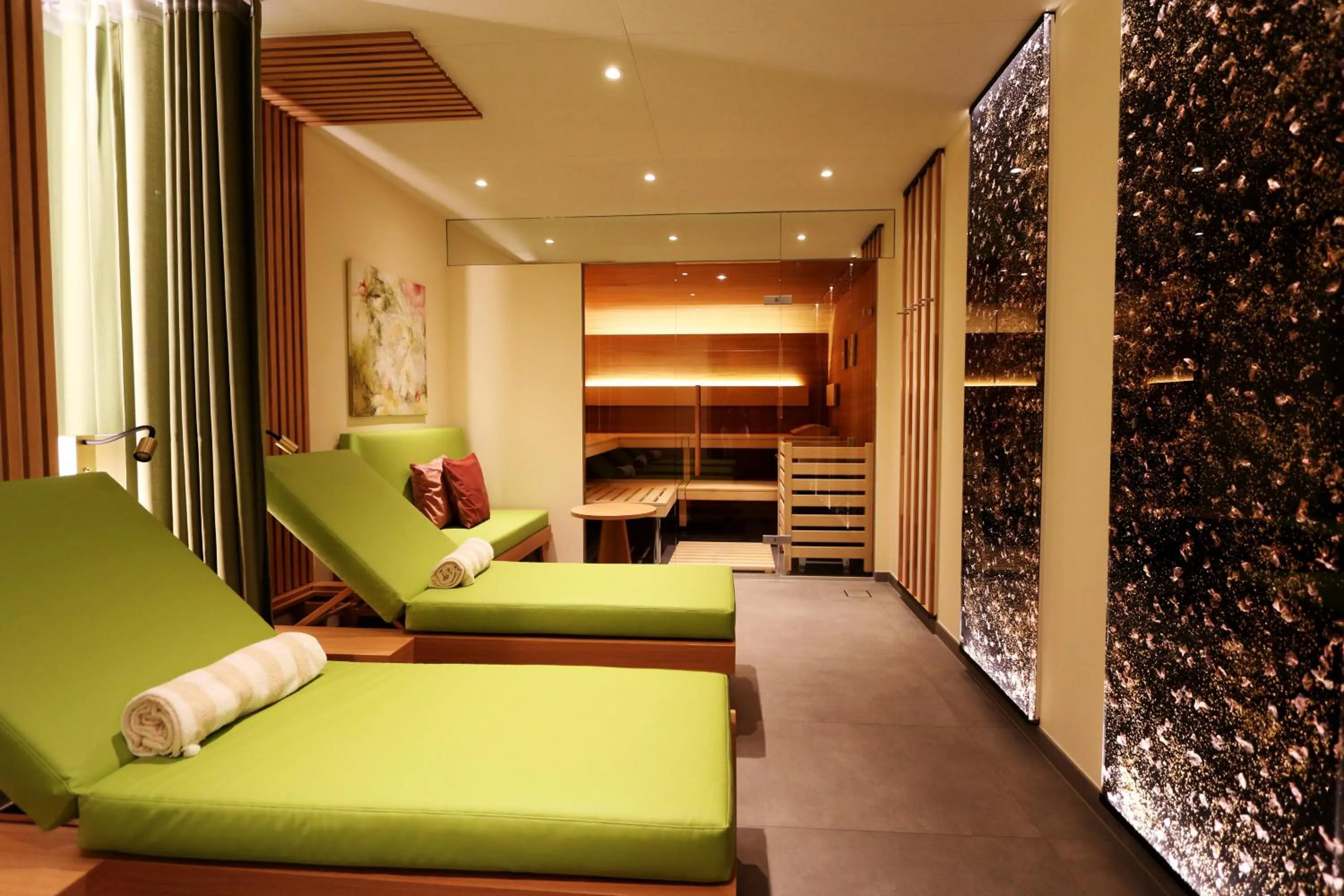 Sauna in Hotel Allalin Saas-Fee