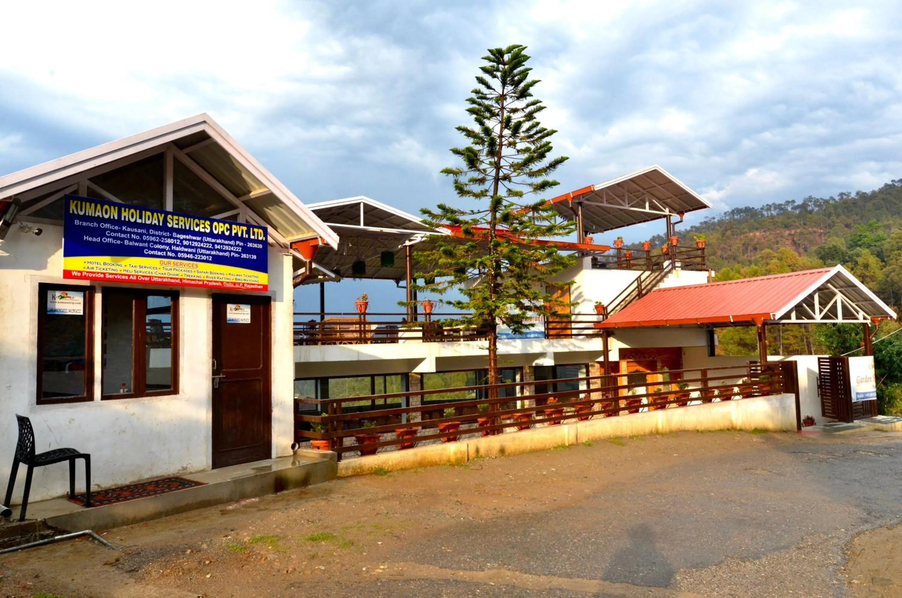 Property building in Uttarakhand resort