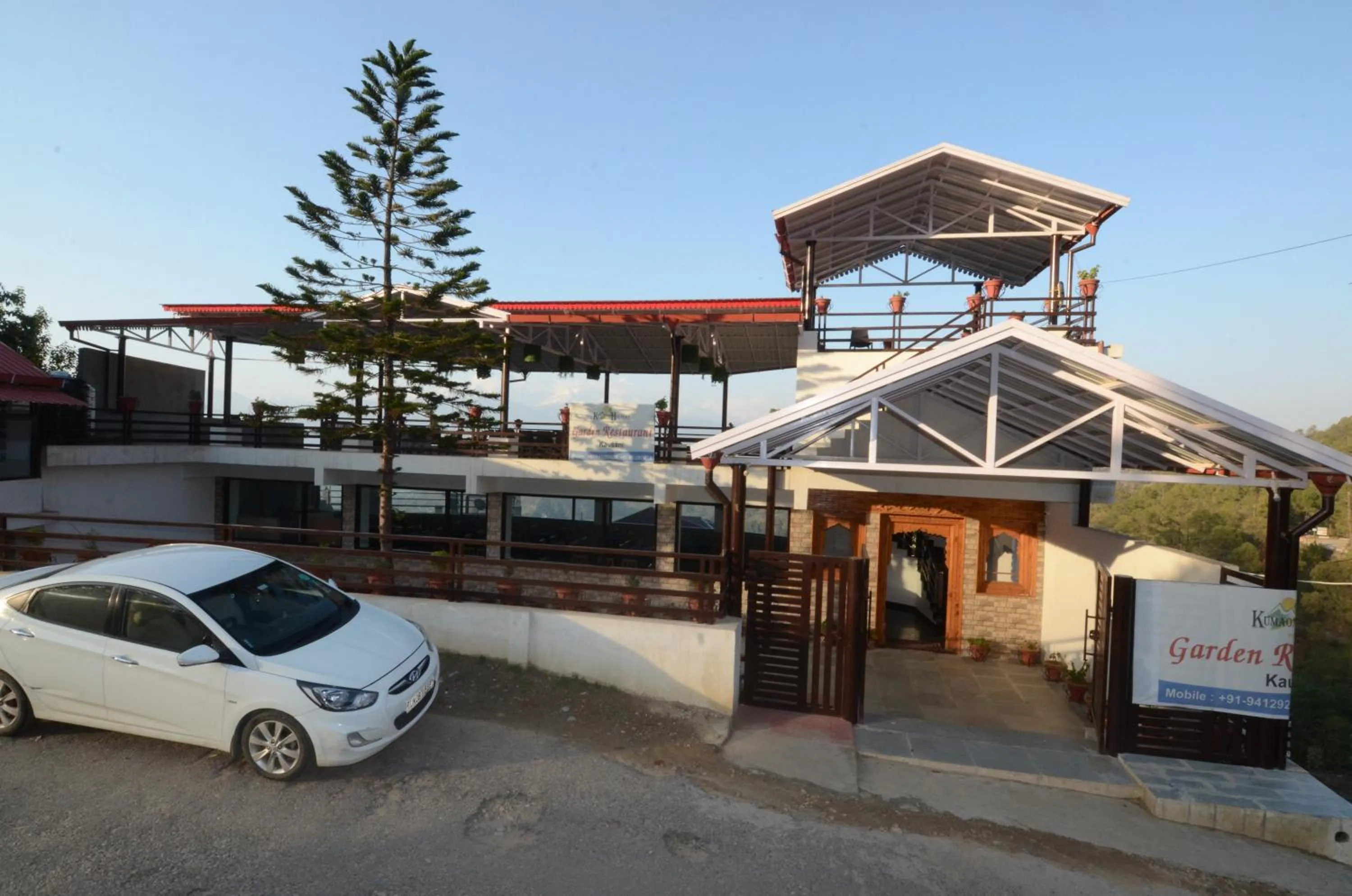 Property building in Uttarakhand resort