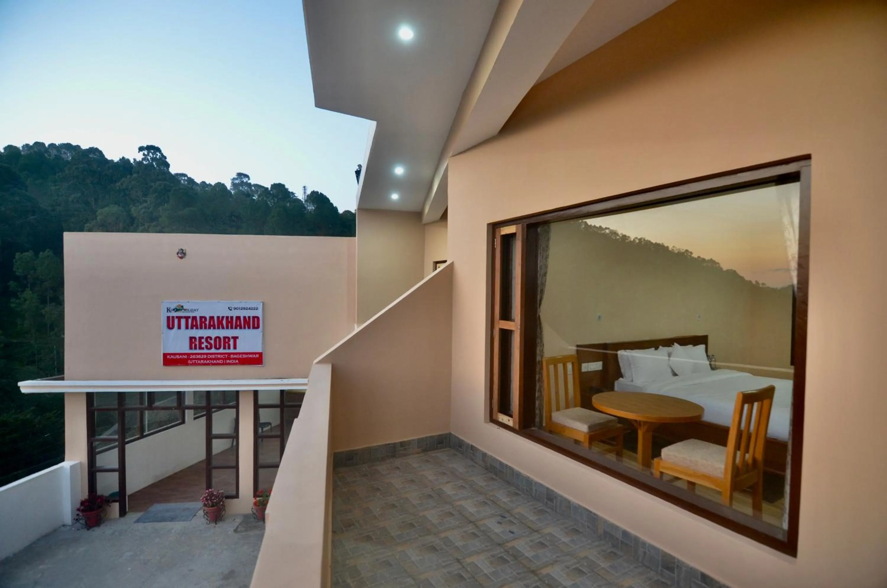 Property building in Uttarakhand resort