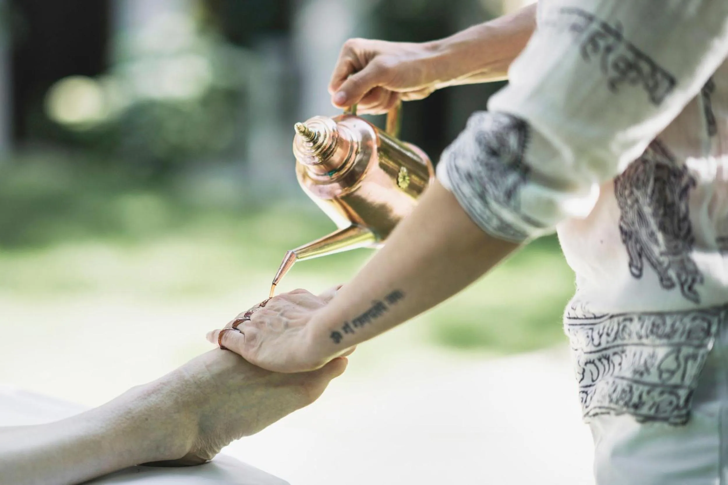 Massage in Vegan Hotel La Vimea