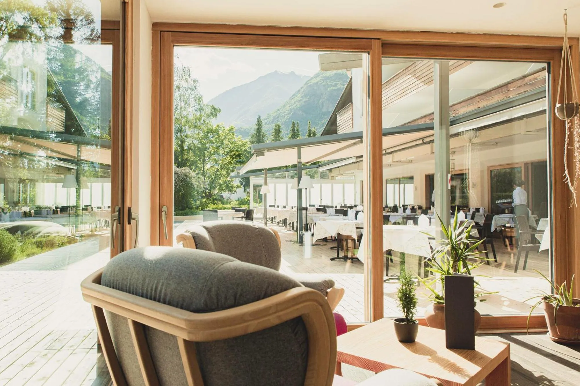 Living room in Vegan Hotel La Vimea