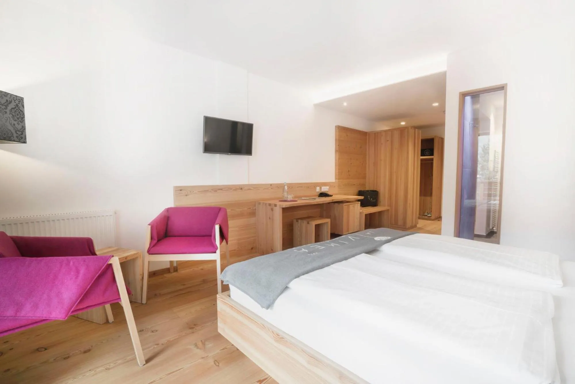 Bedroom, Bed in Vegan Hotel La Vimea