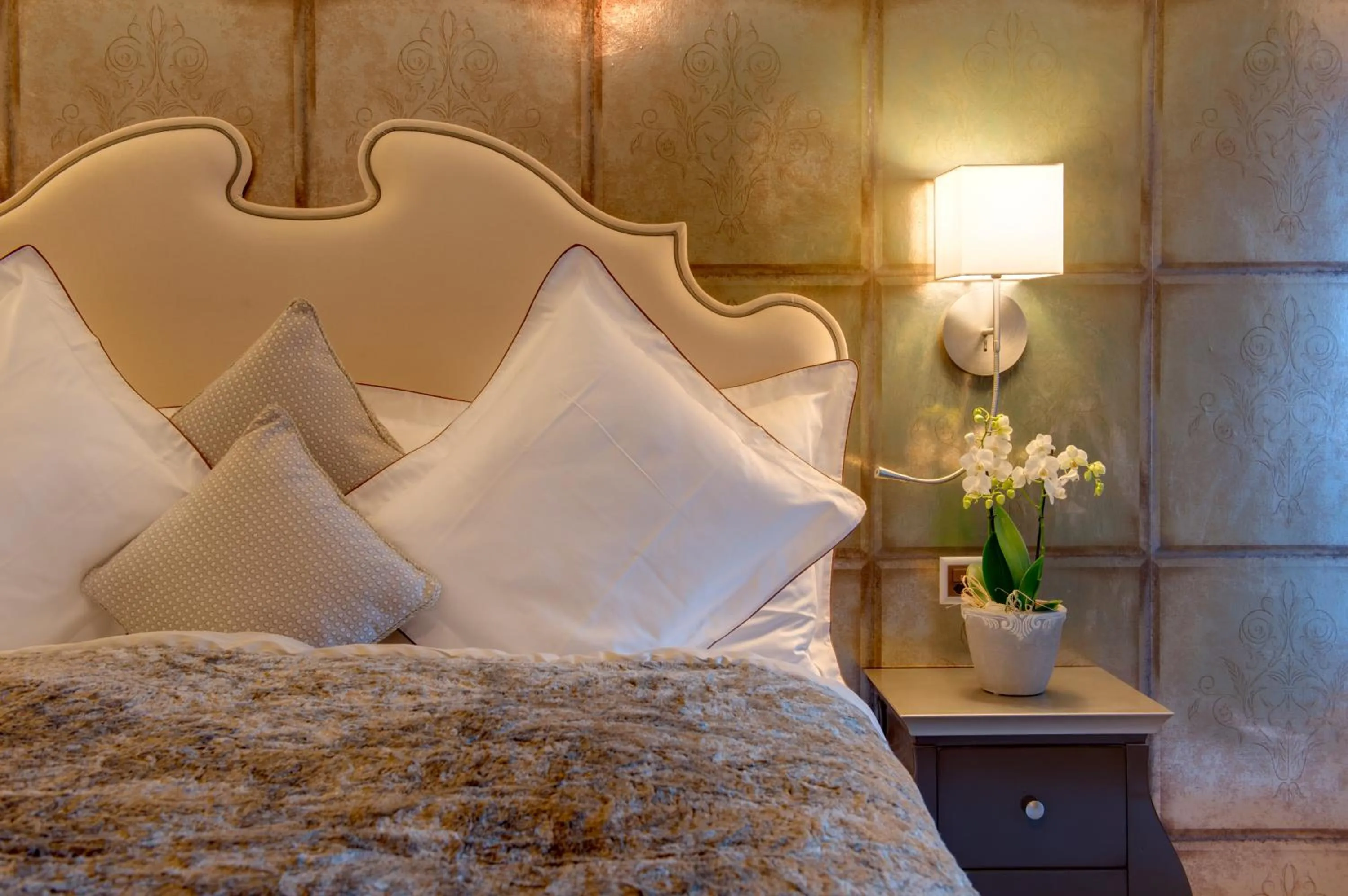 Bedroom in SchlossHotel Zermatt Active & CBD Spa Hotel