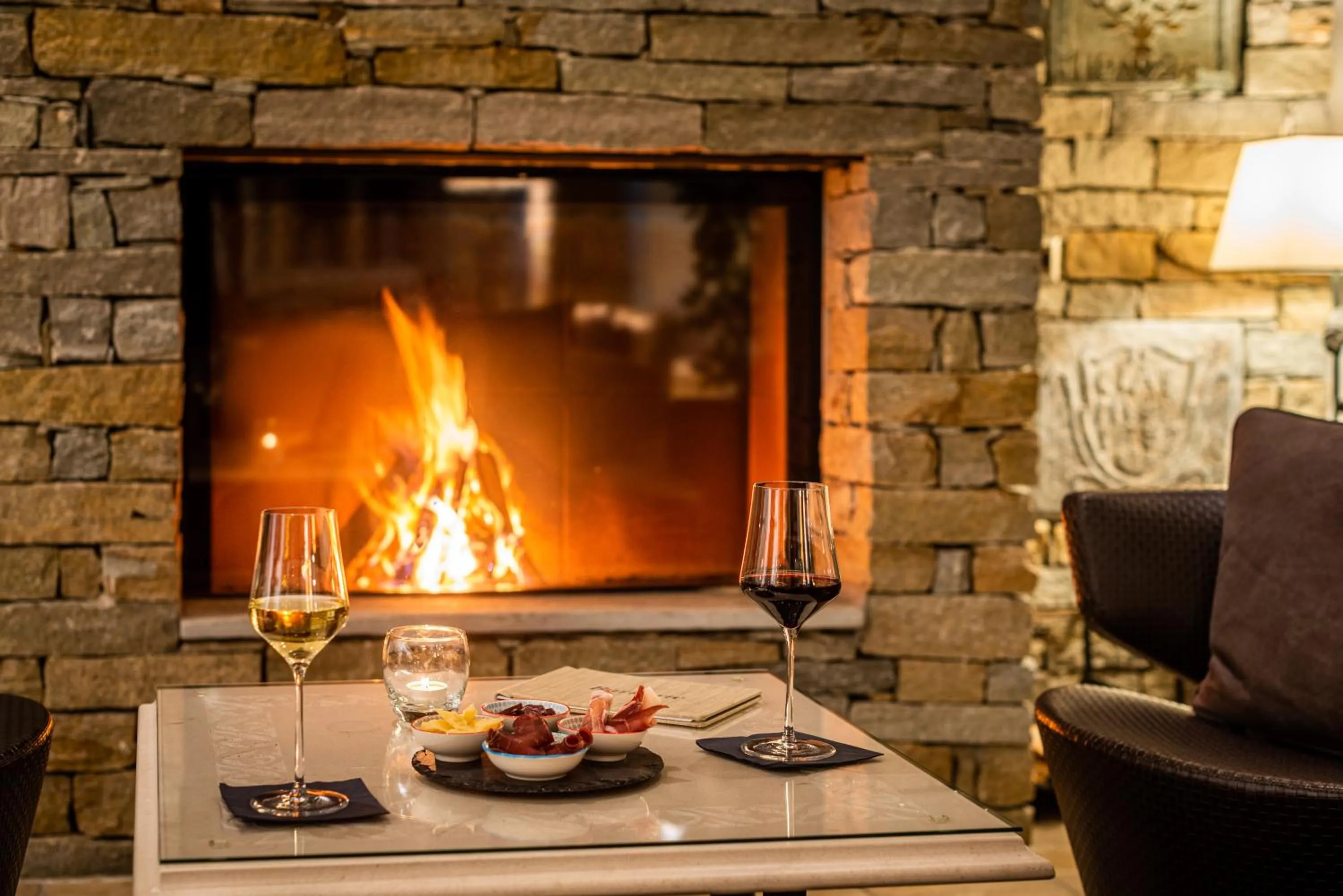 Lounge or bar in SchlossHotel Zermatt Active & CBD Spa Hotel