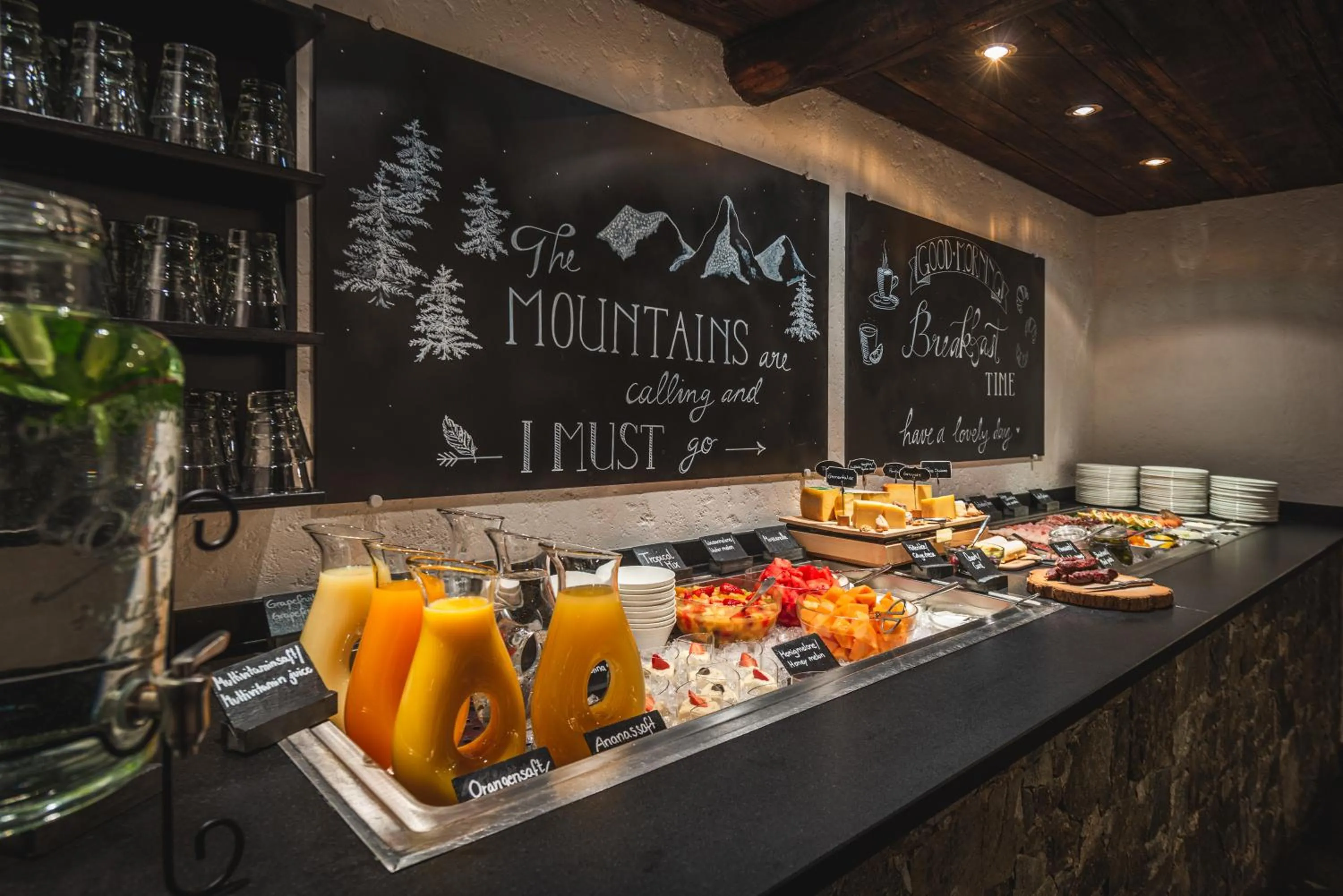 Breakfast in SchlossHotel Zermatt Active & CBD Spa Hotel
