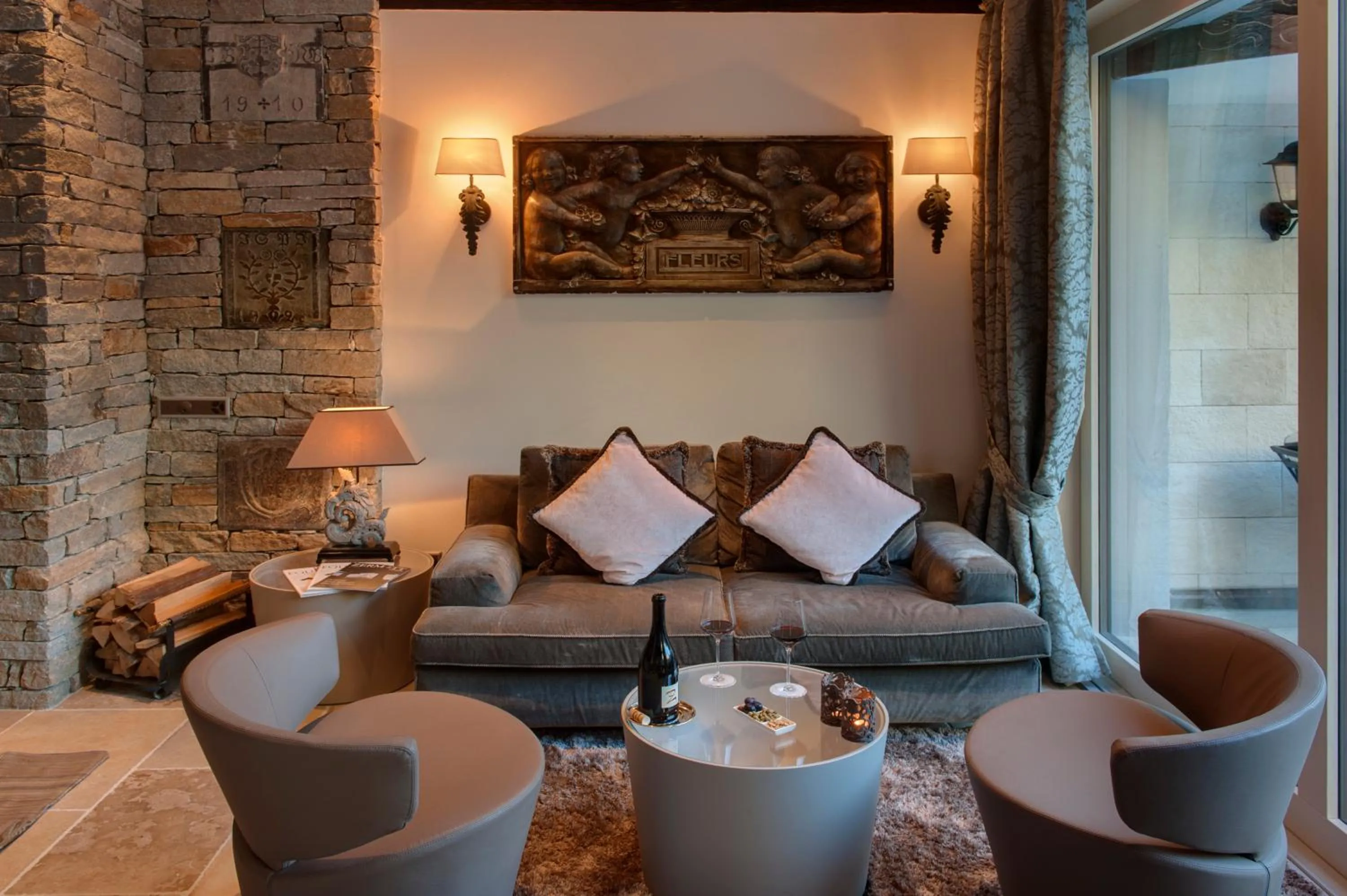 Lounge or bar, Seating Area in SchlossHotel Zermatt Active & CBD Spa Hotel