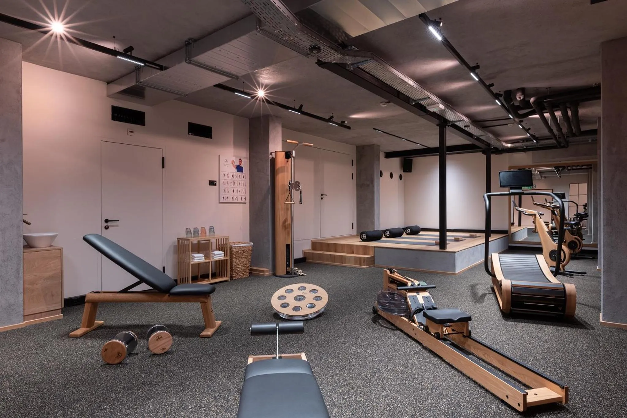 Fitness centre/facilities in Hotel Pollux