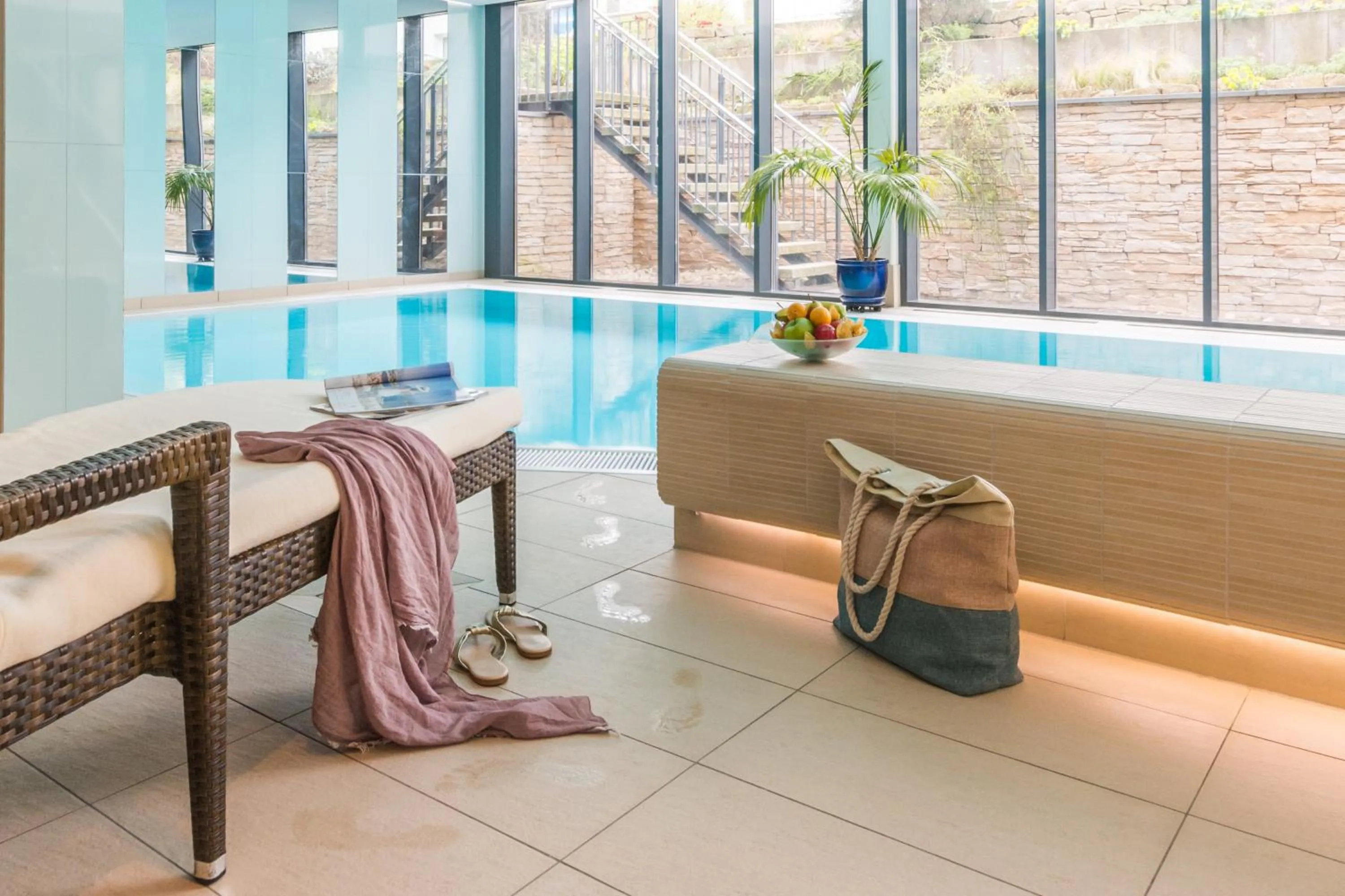 Swimming pool in Park-Hotel Hübner