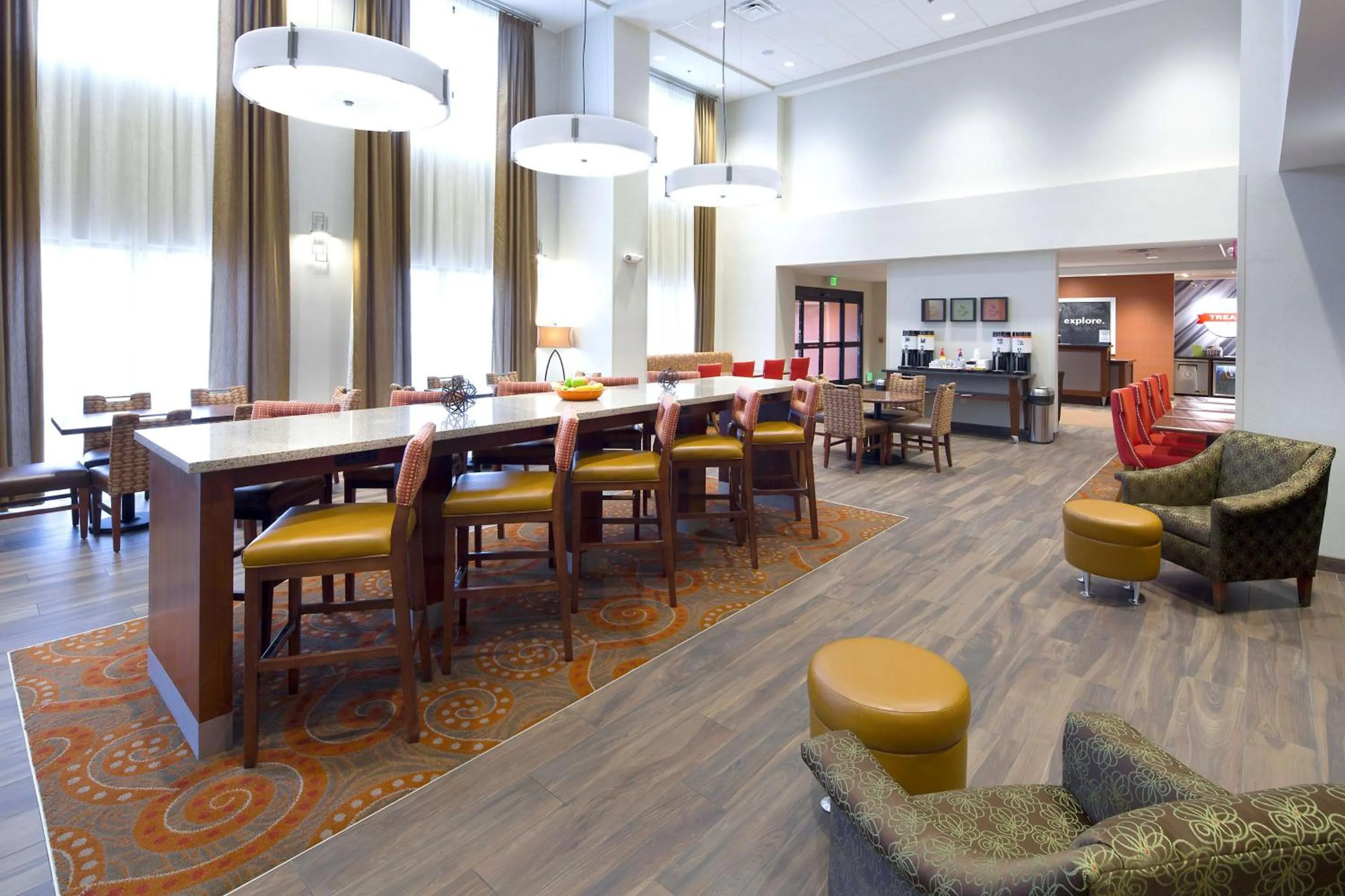 Lobby or reception in Hampton Inn & Suites Page - Lake Powell