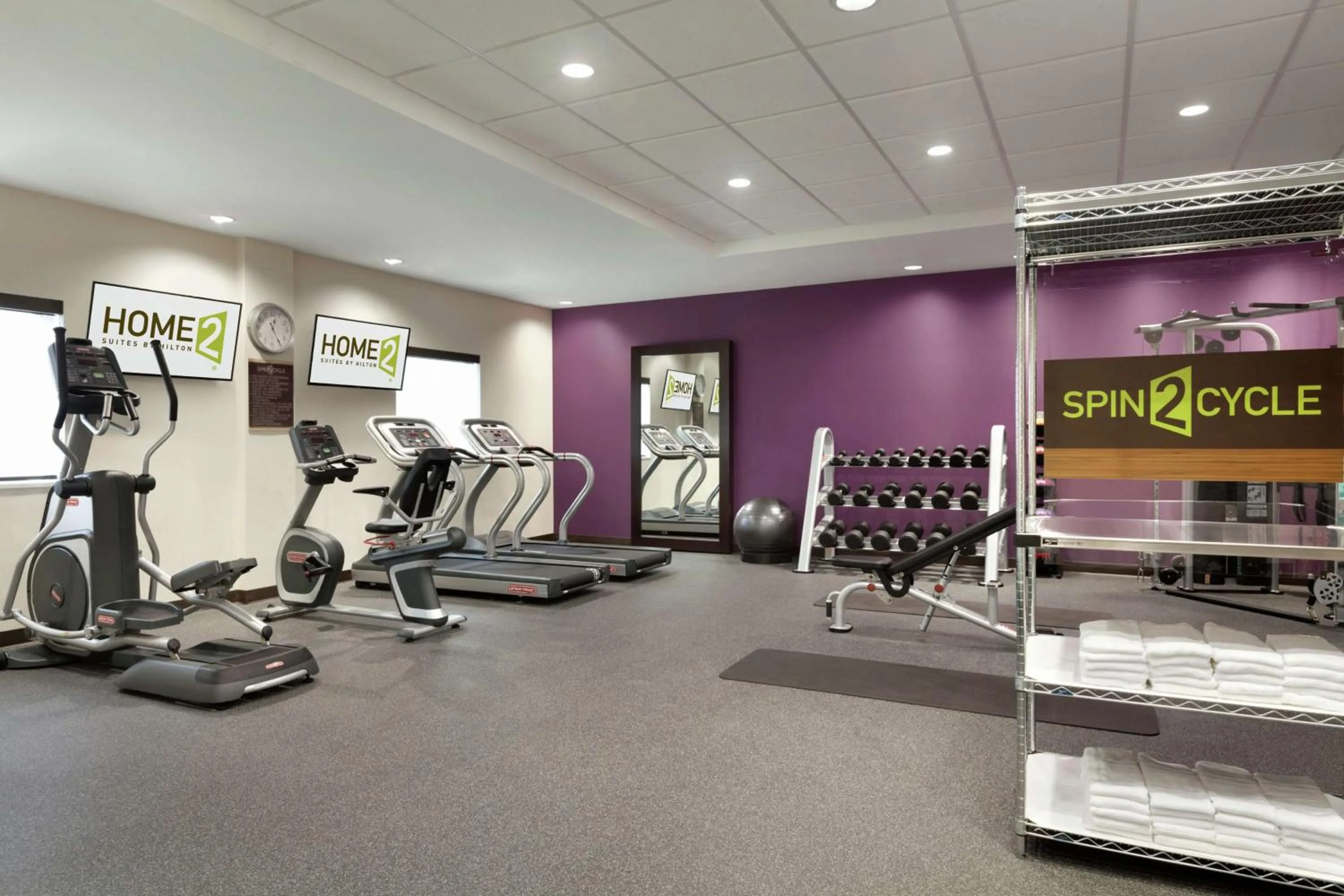 Fitness centre/facilities in Home2 Suites by Hilton West Monroe