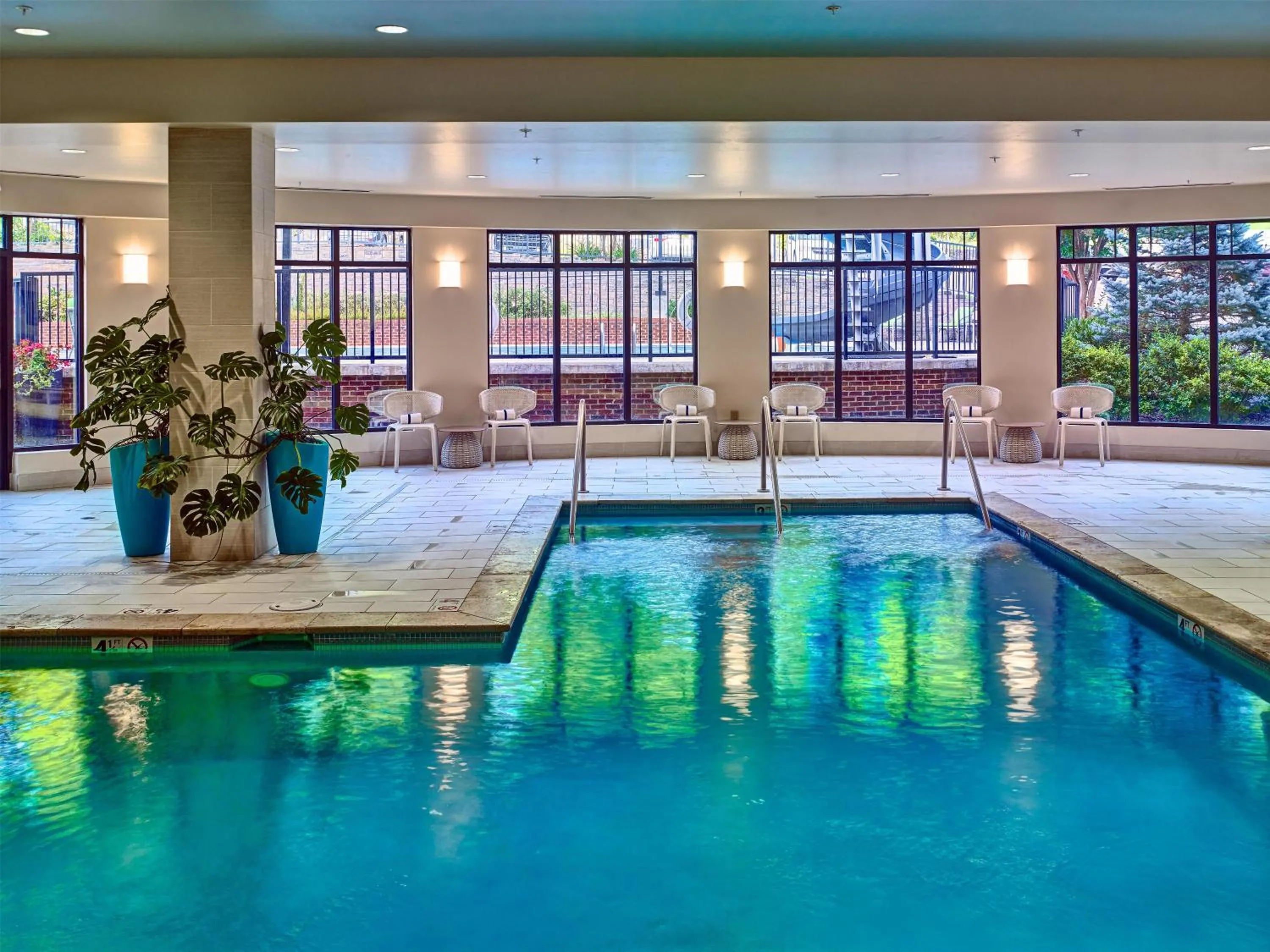Pool view in Hilton Garden Inn Pigeon Forge