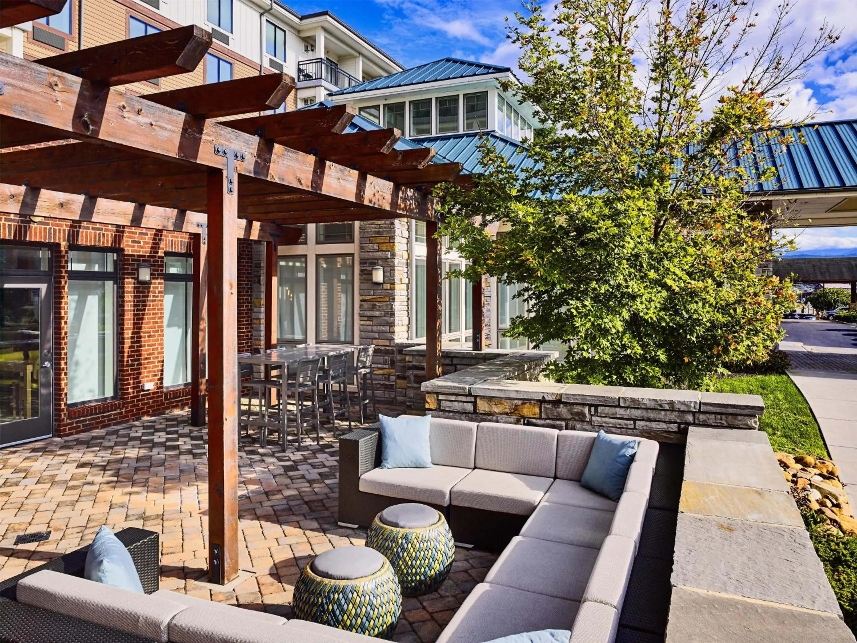 Patio in Hilton Garden Inn Pigeon Forge